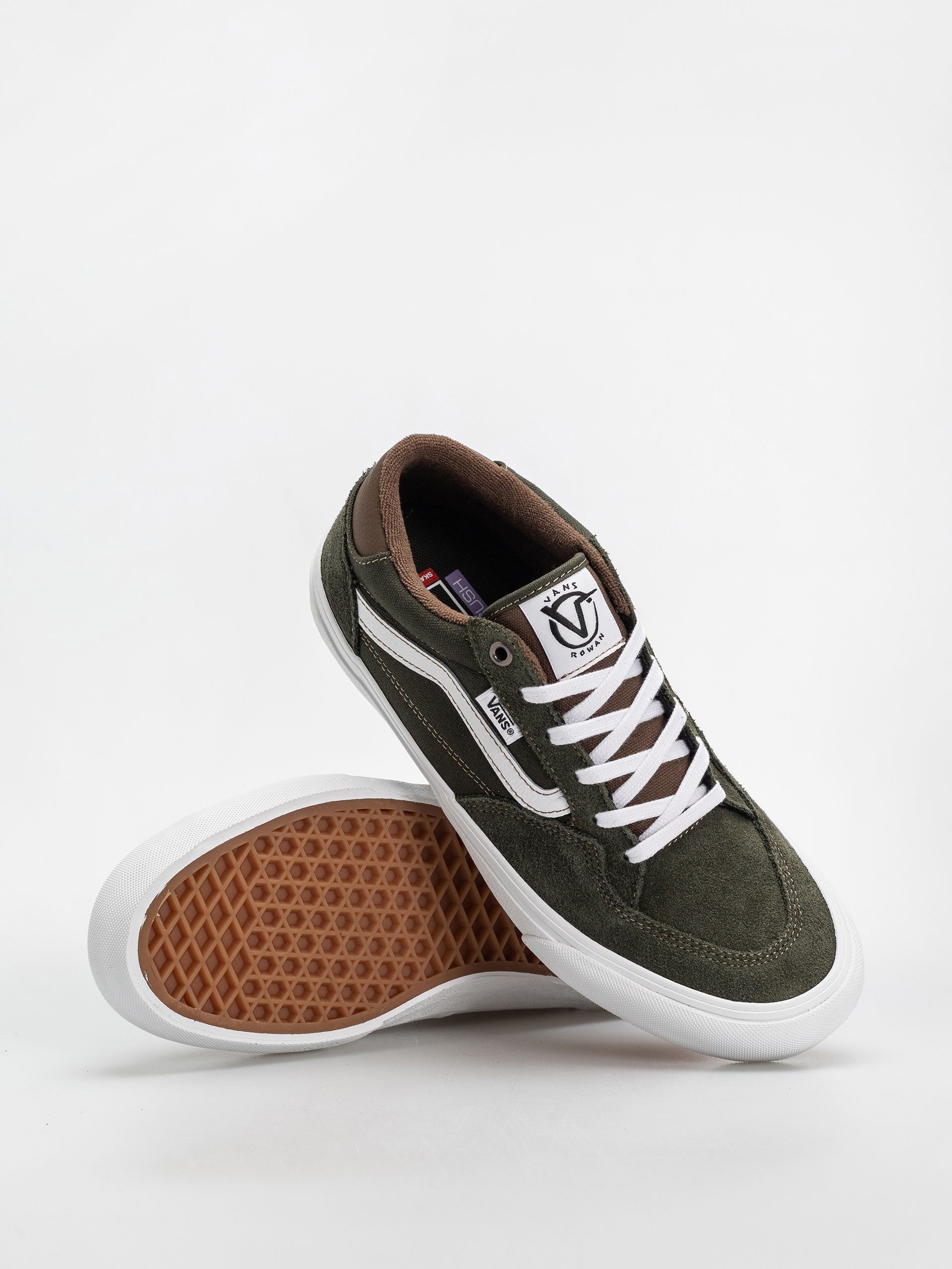 Vans Skate Rowan Cipők (green/brown)