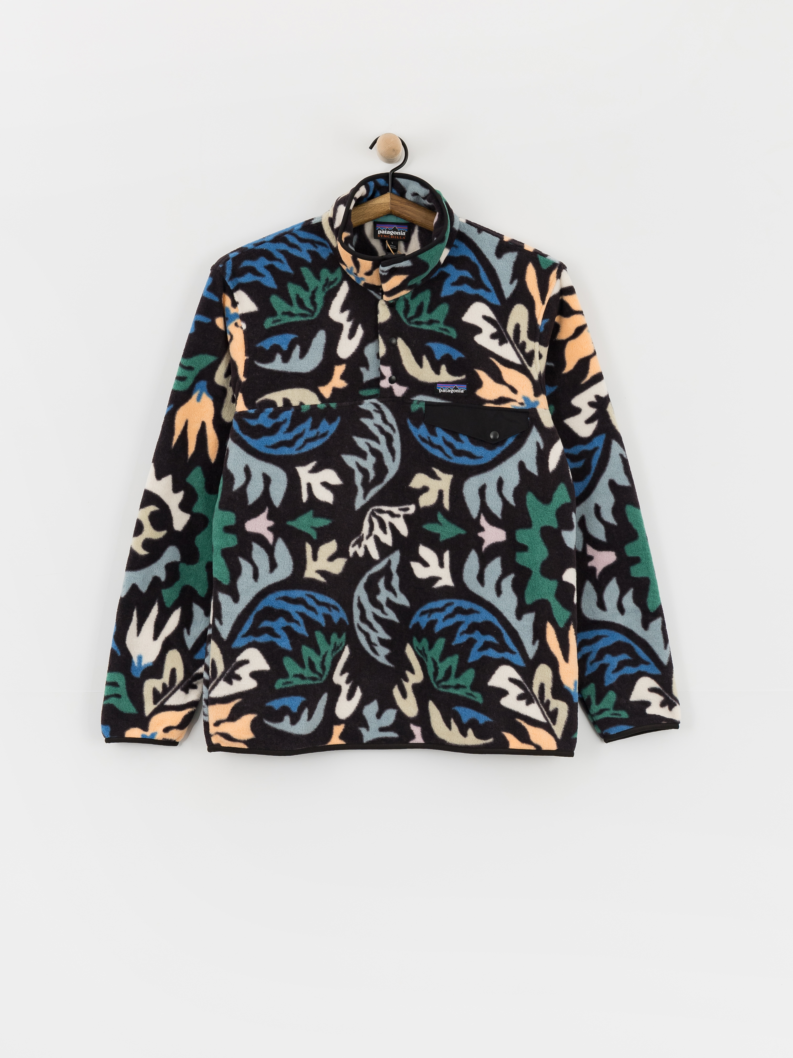 Férfi Patagonia Lightweight Synchilla Snap T Polár pulóver (kaleido/black)