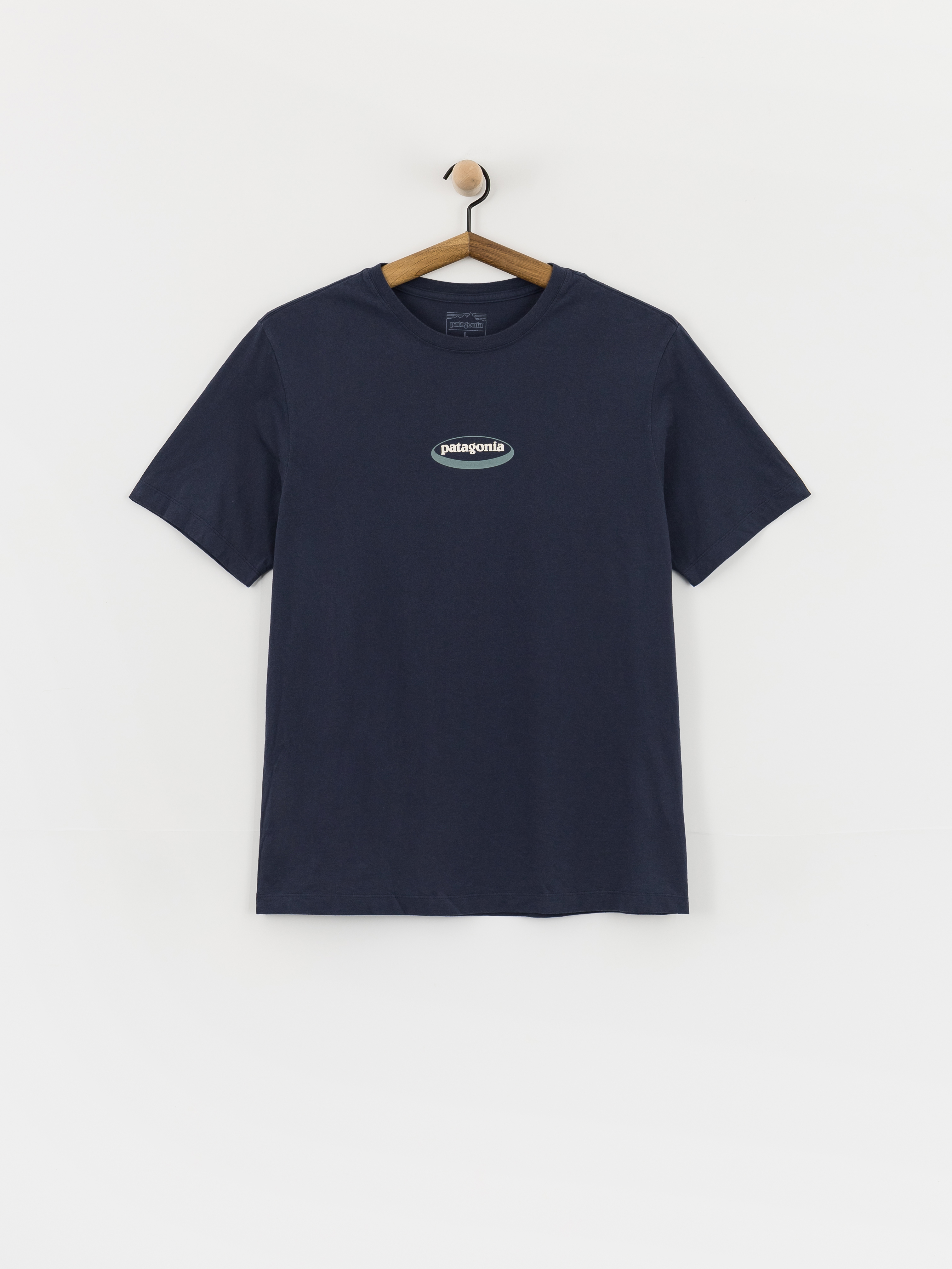 Patagonia 95 Oval Logo Póló (new navy/kaleido)