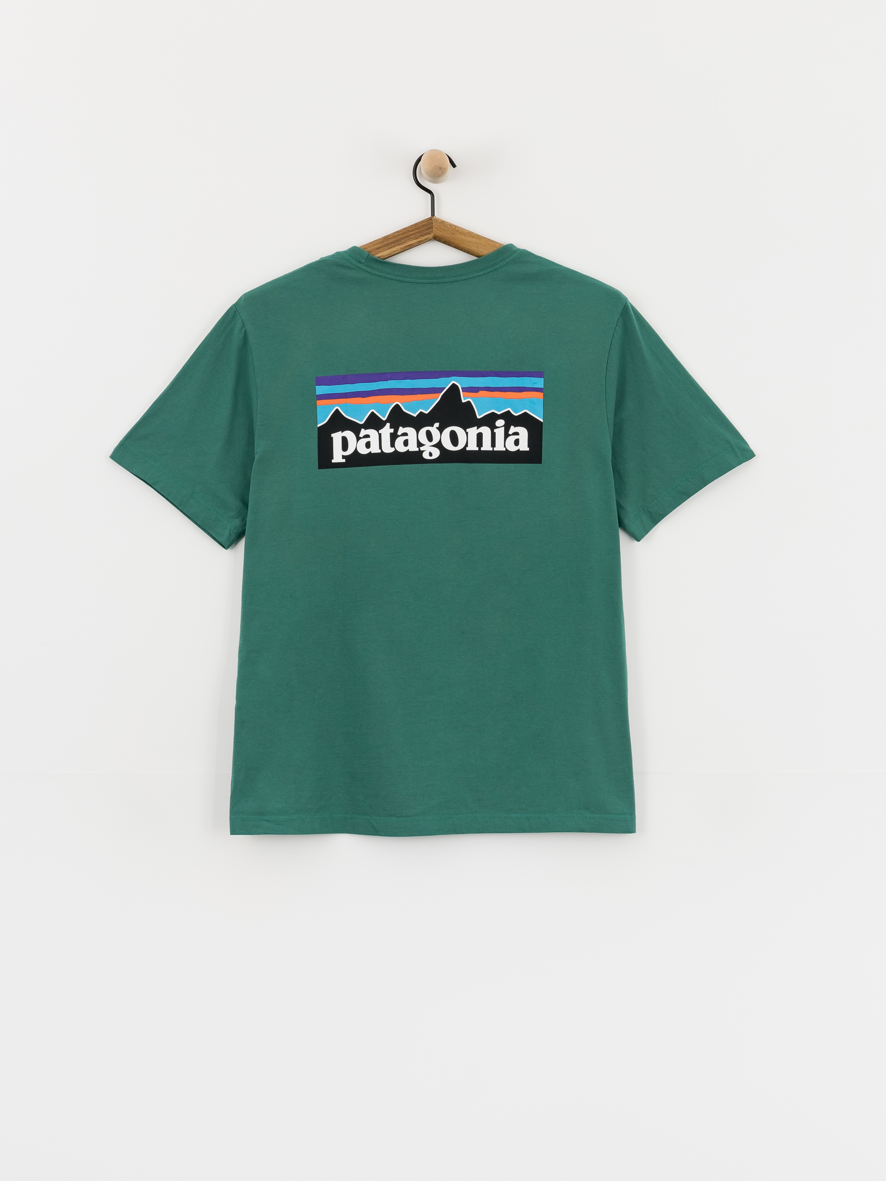 Patagonia P 6 Logo Póló (gem green)