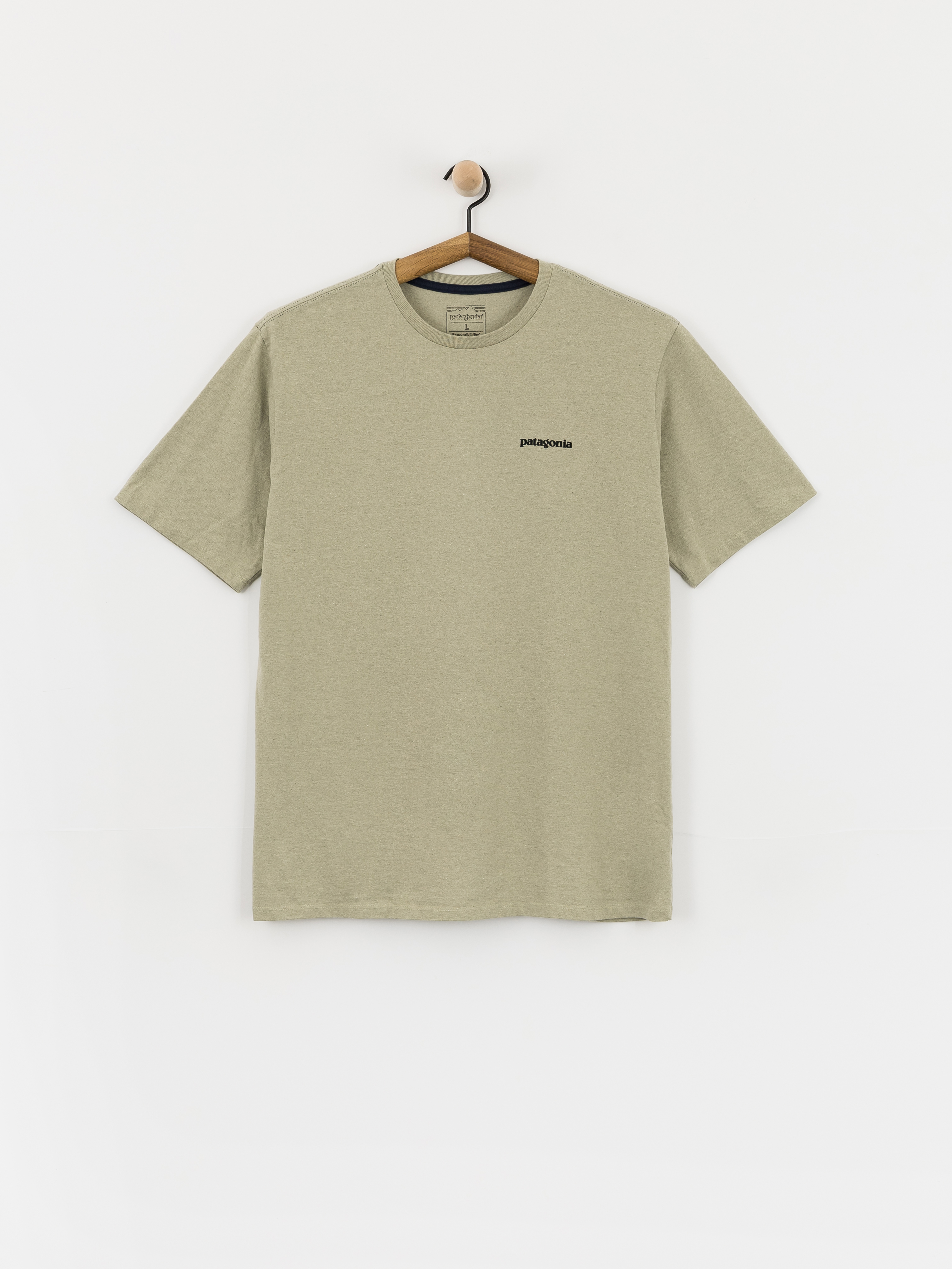 Patagonia P 6 Logo Responsibili Póló (p 6 outline/gumtree green)