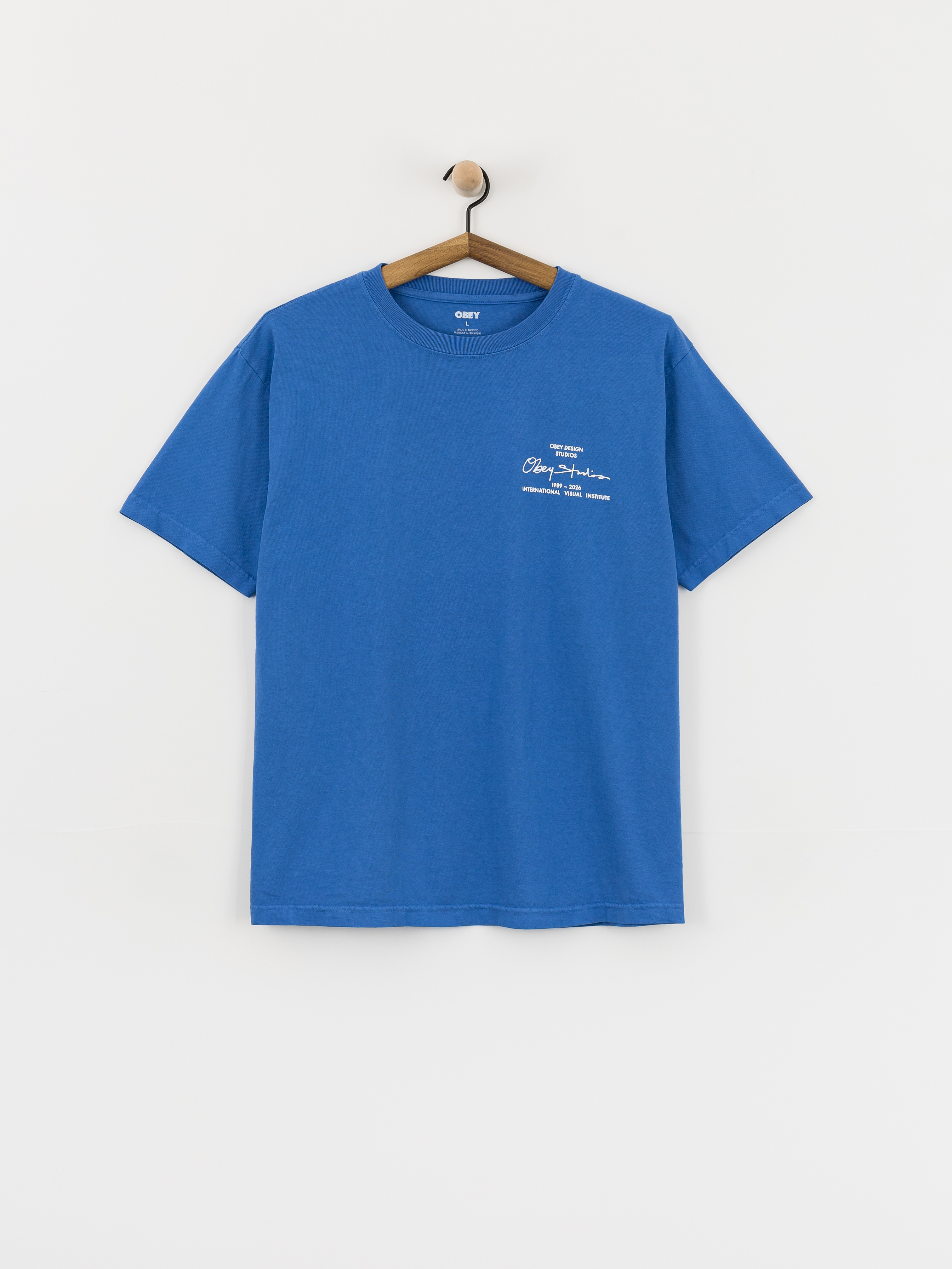OBEY Institute Póló (pigment electric indigo)