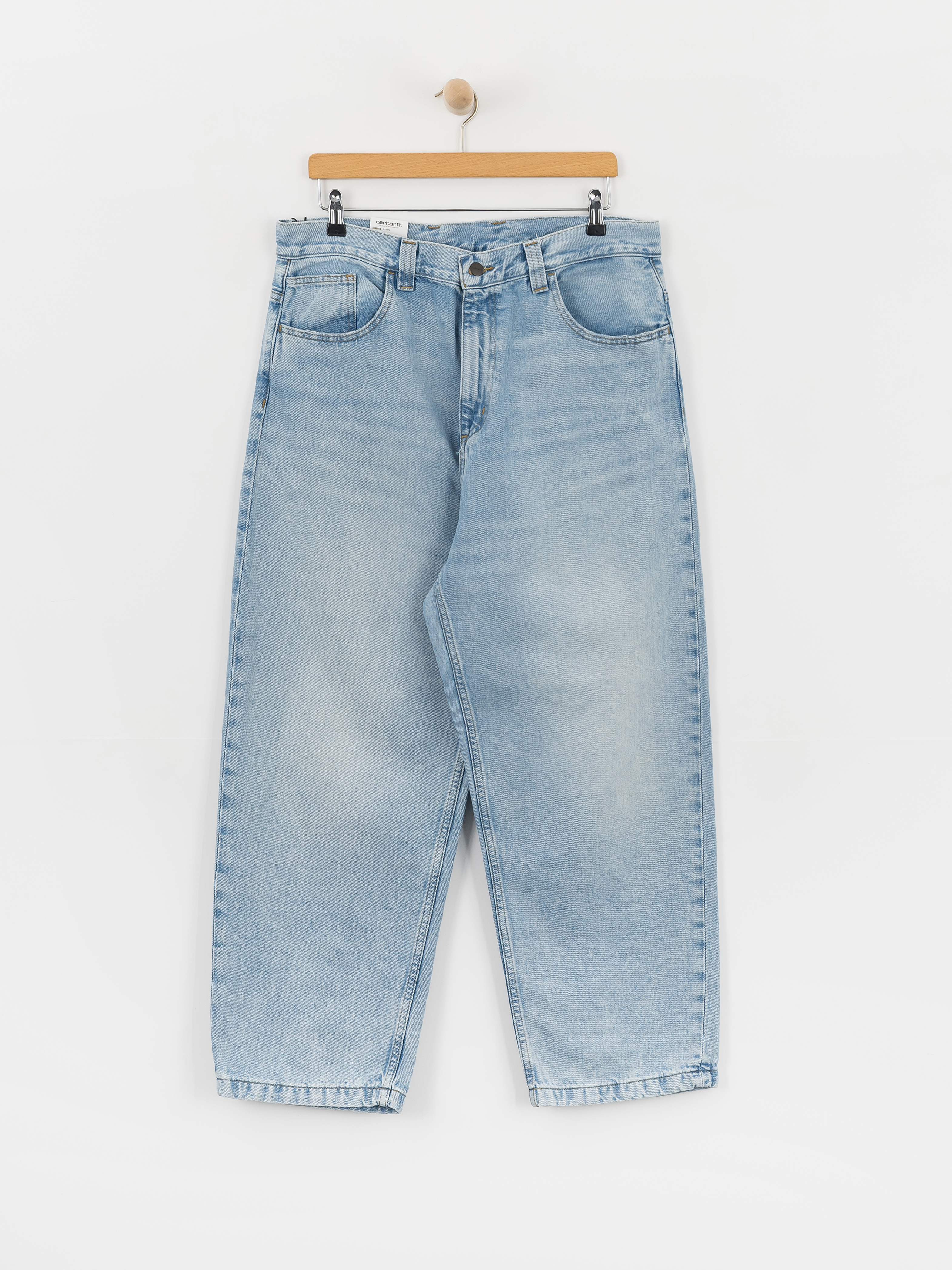 Carhartt WIP Brandon Kisnadrág (blue heavy worn bleached)