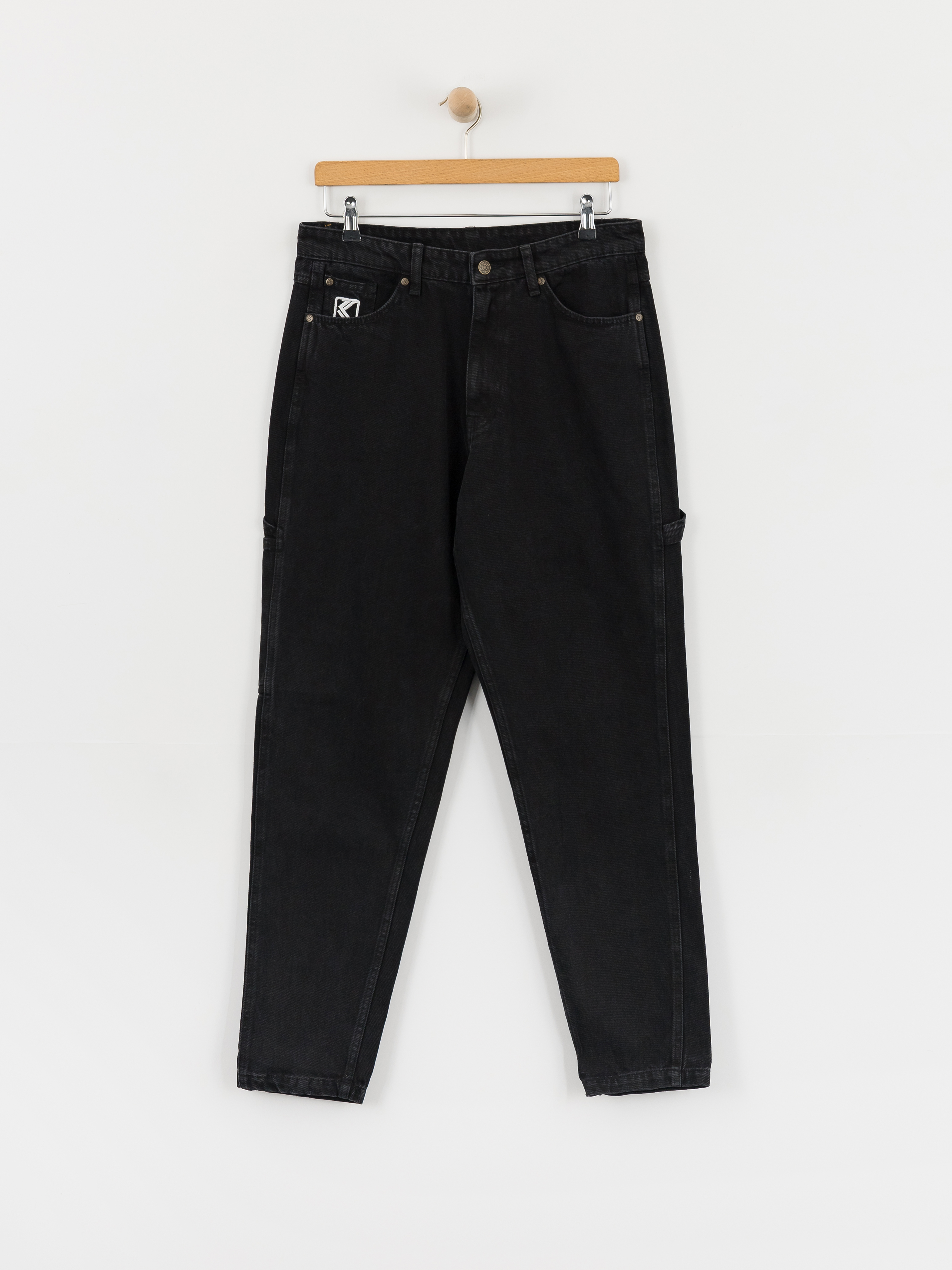 Karl Kani Retro Tapered Workwear Denim Kisnadrág (vintage black)