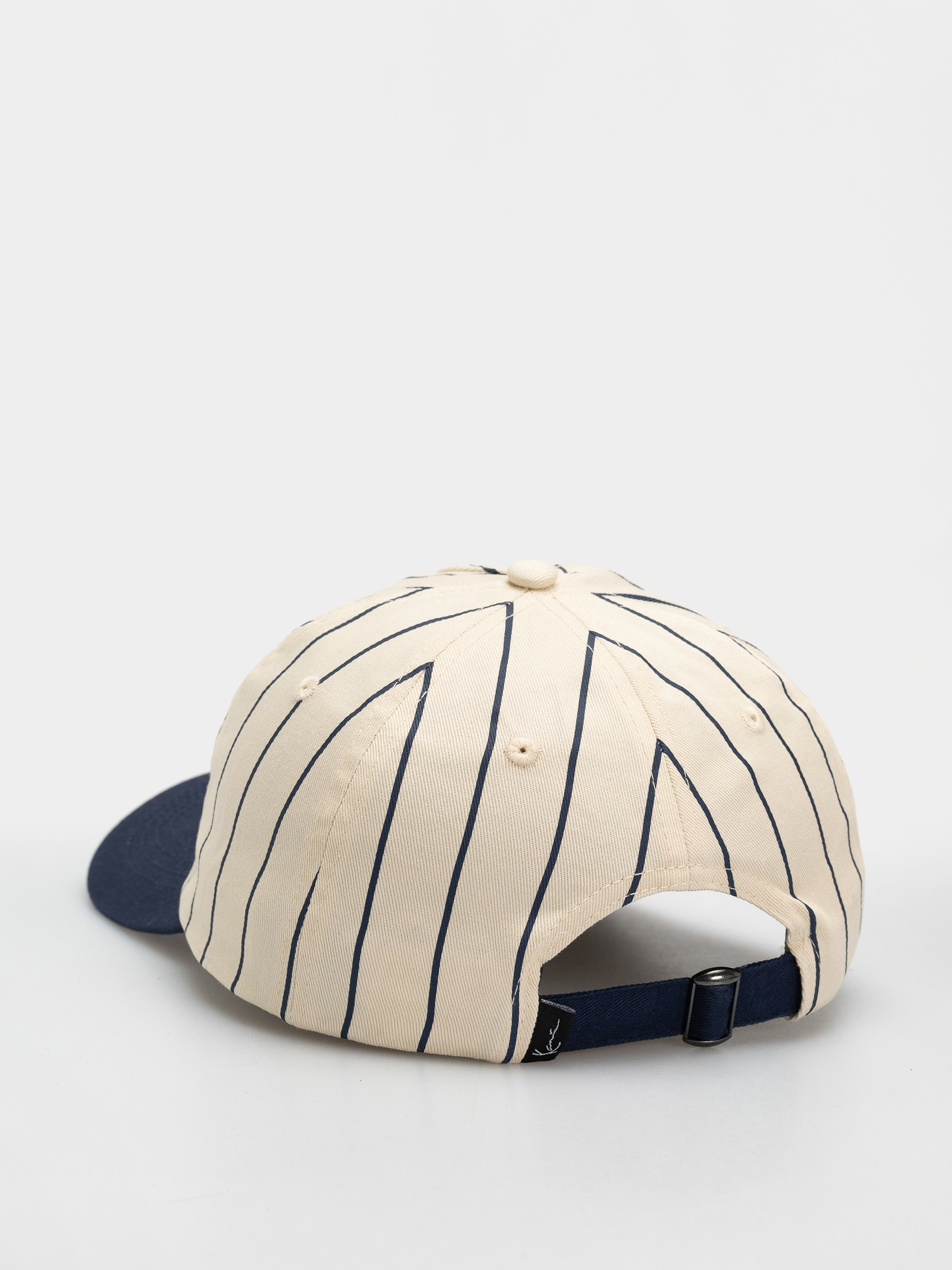 Karl Kani Cursive Varsity Pinstripe Baseball Baseball sapka (white)