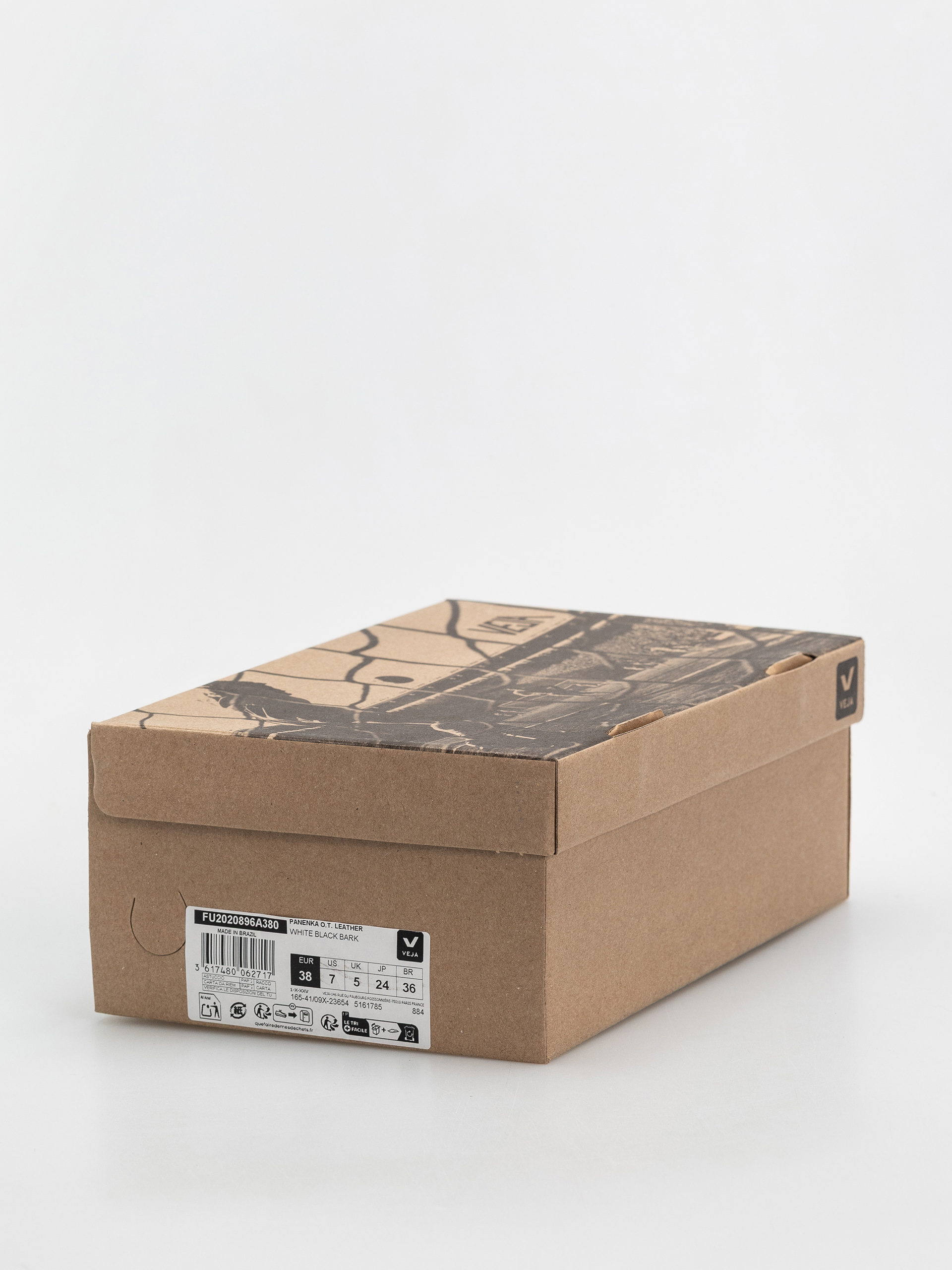 Veja Panenka Wmn Cipők (white black bark)