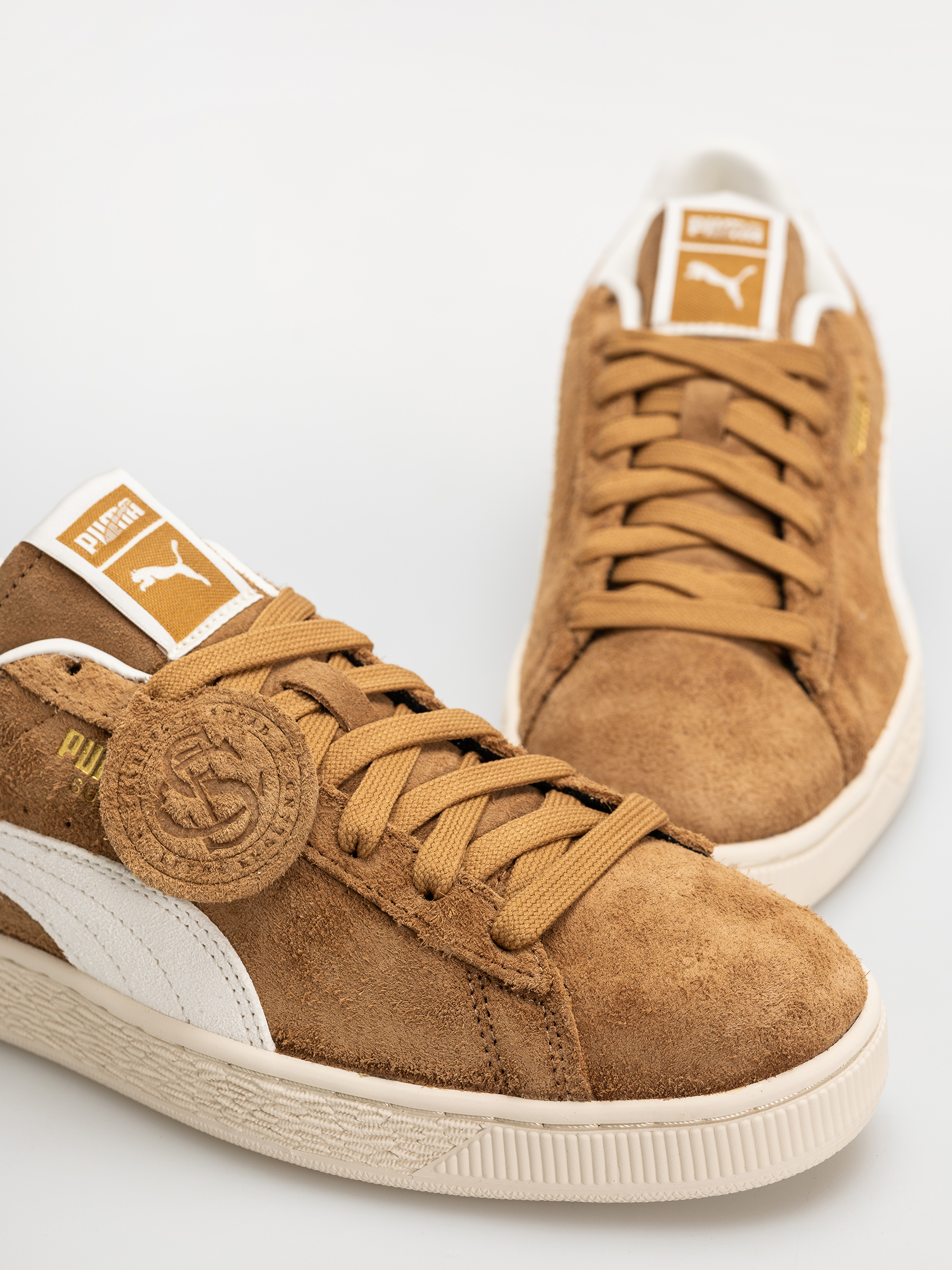 Puma Suede Charles F.Stead V Cipők (honey butter/puma white)