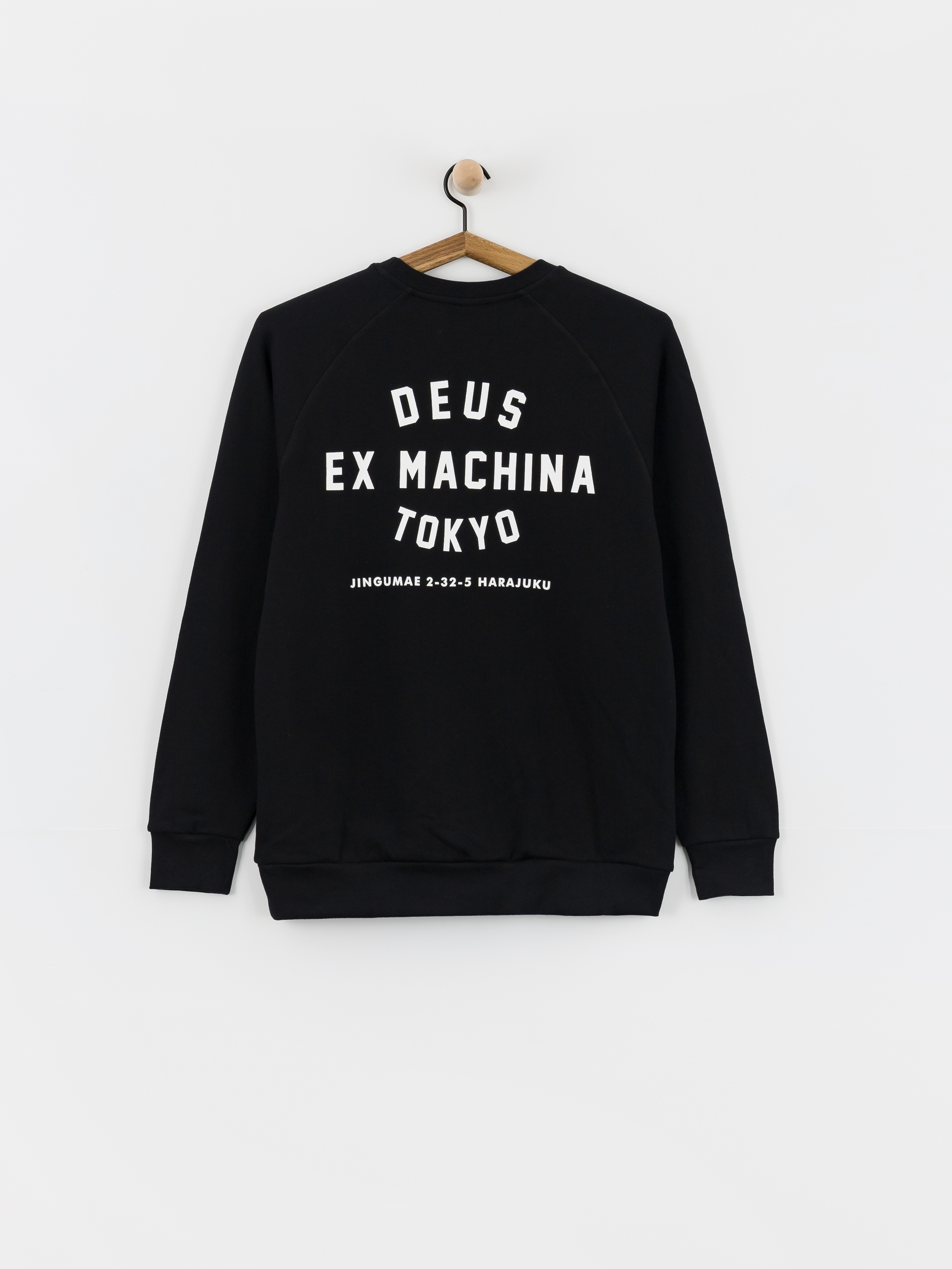 Deus Ex Machina Harajuku Address Crew Pulu00f3ver (black)