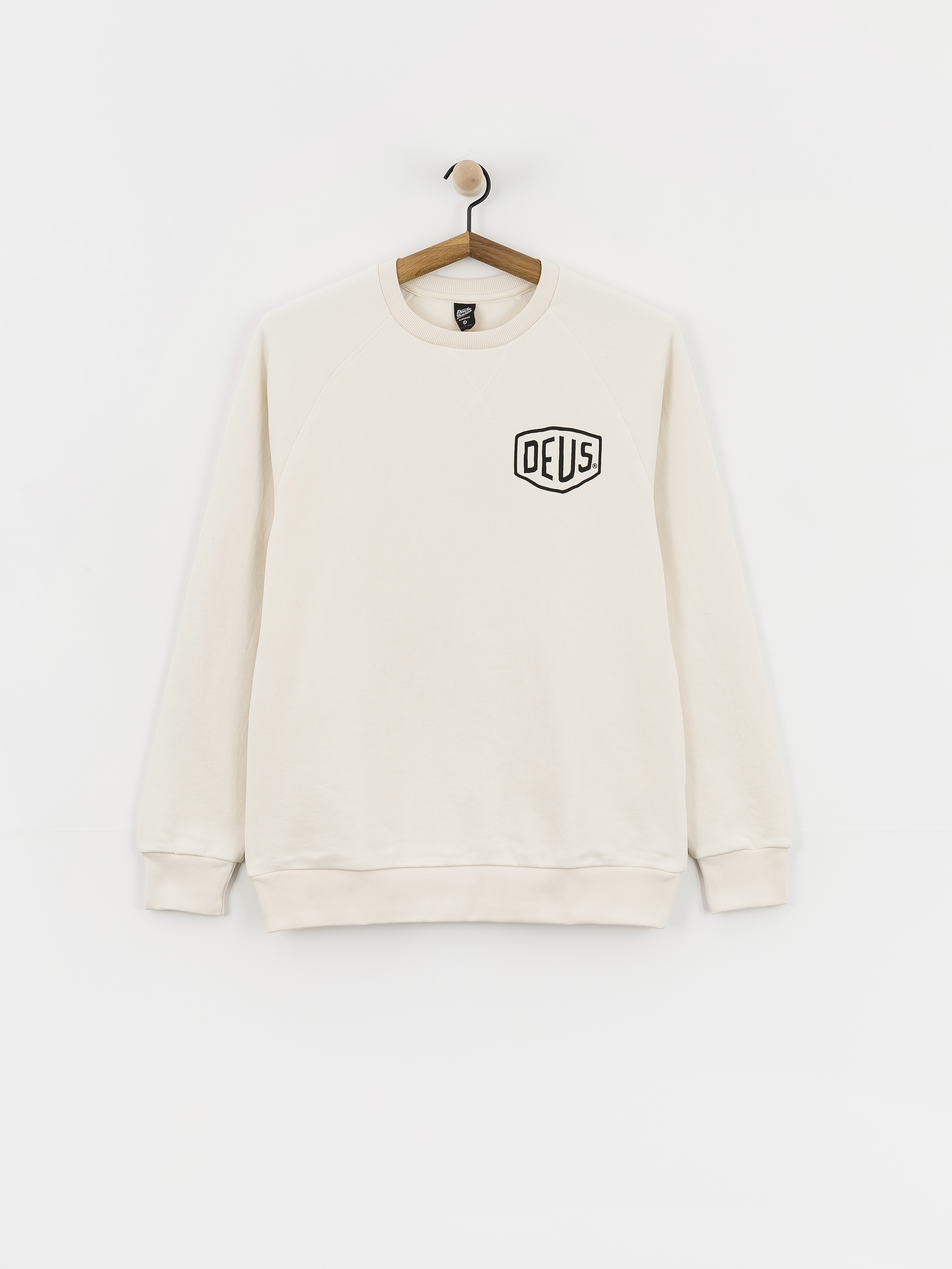 Deus Ex Machina Harajuku Address Crew Pulóver (dirty white)