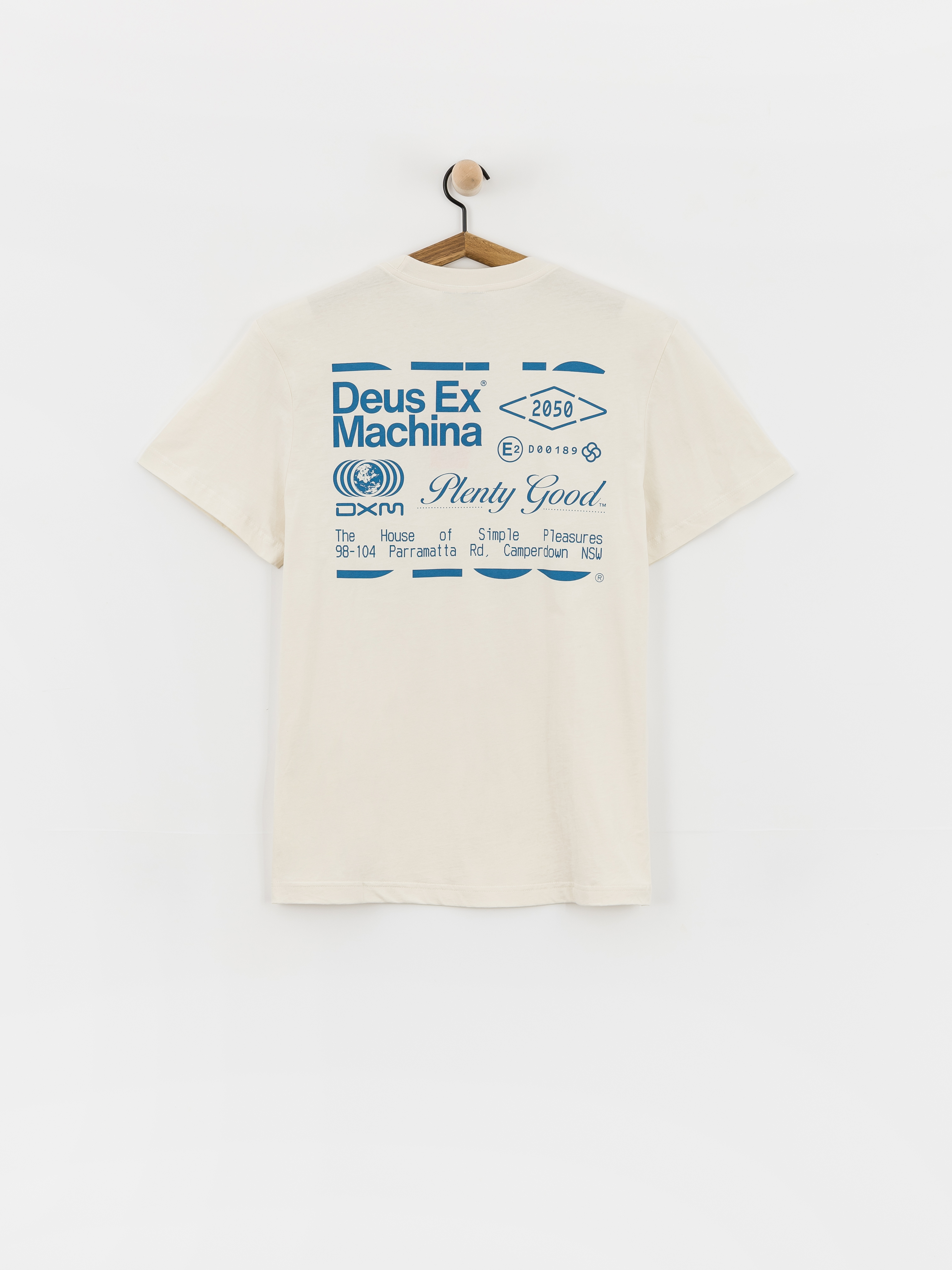 Deus Ex Machina Plenty Good Póló (vintage white)