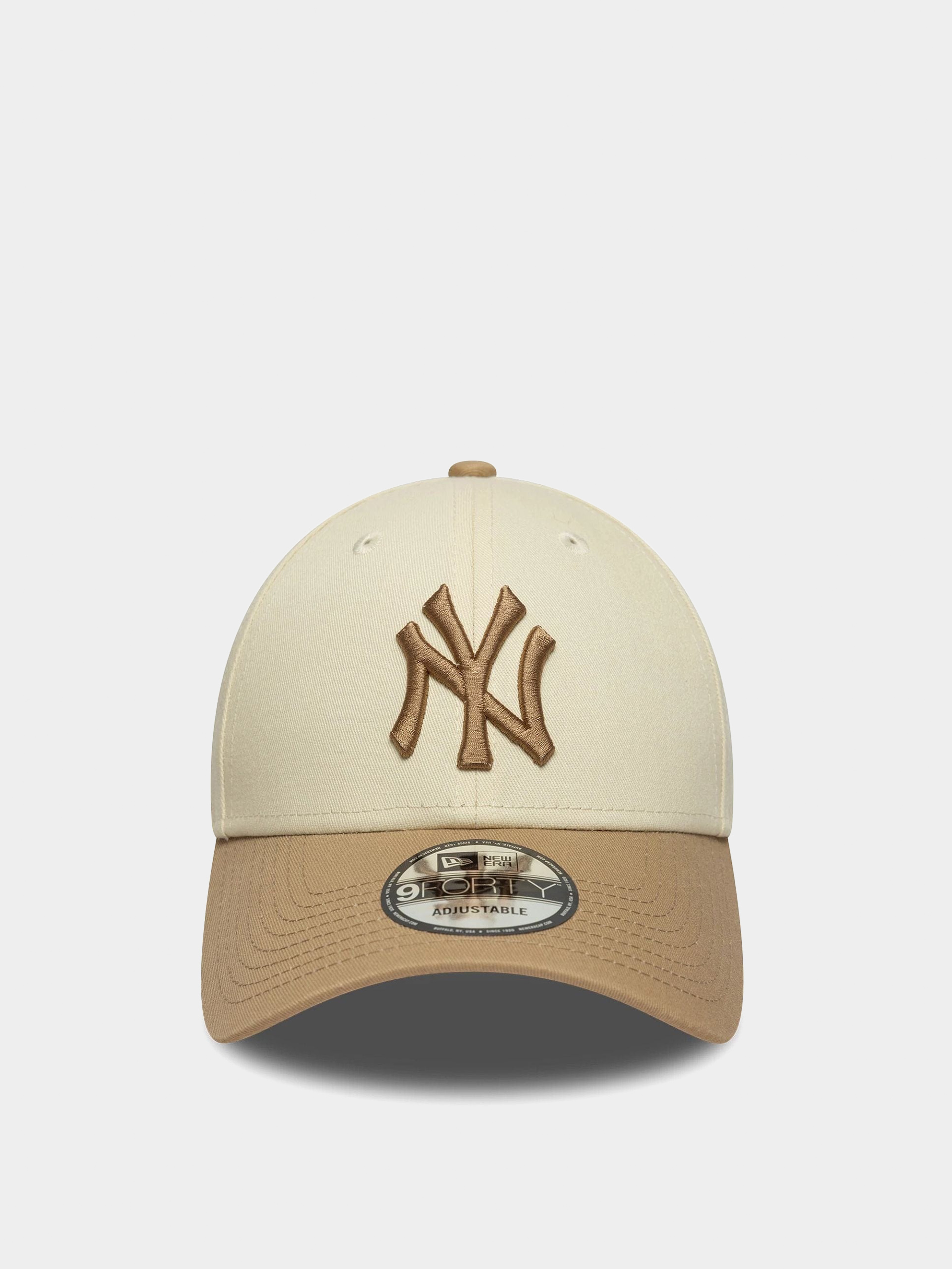 Baseball sapka New Era Colour Block 9Forty New York Yankees (light cream/camel)