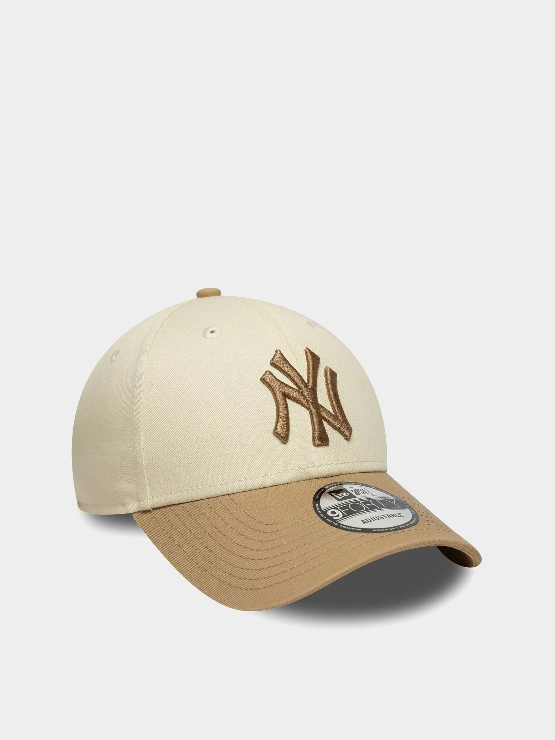 Baseball sapka New Era Colour Block 9Forty New York Yankees (light cream/camel)