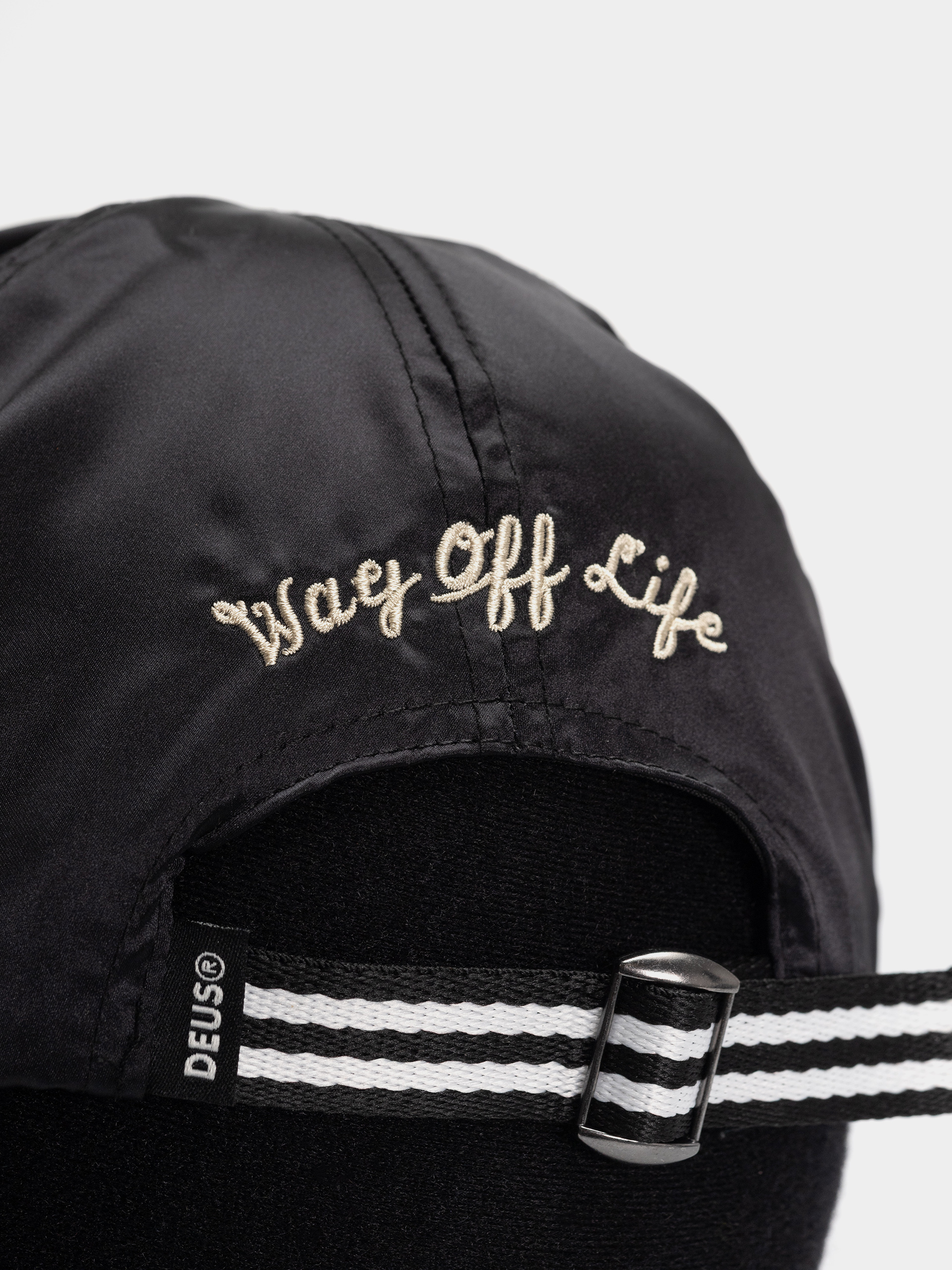 Deus Ex Machina Suka Satin Ball Baseball sapka (black)