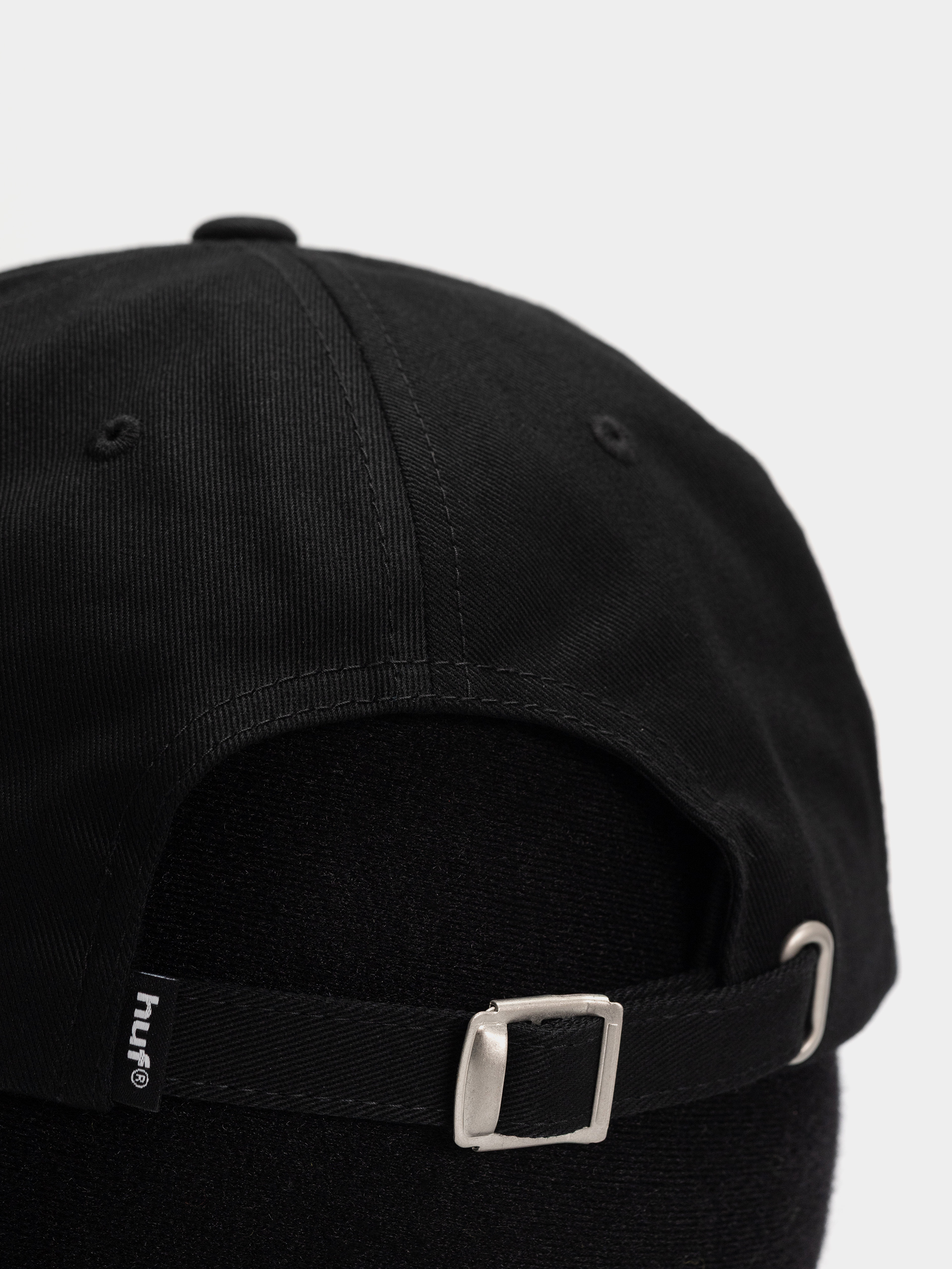 HUF 89 Embroidered Baseball sapka (black/white)