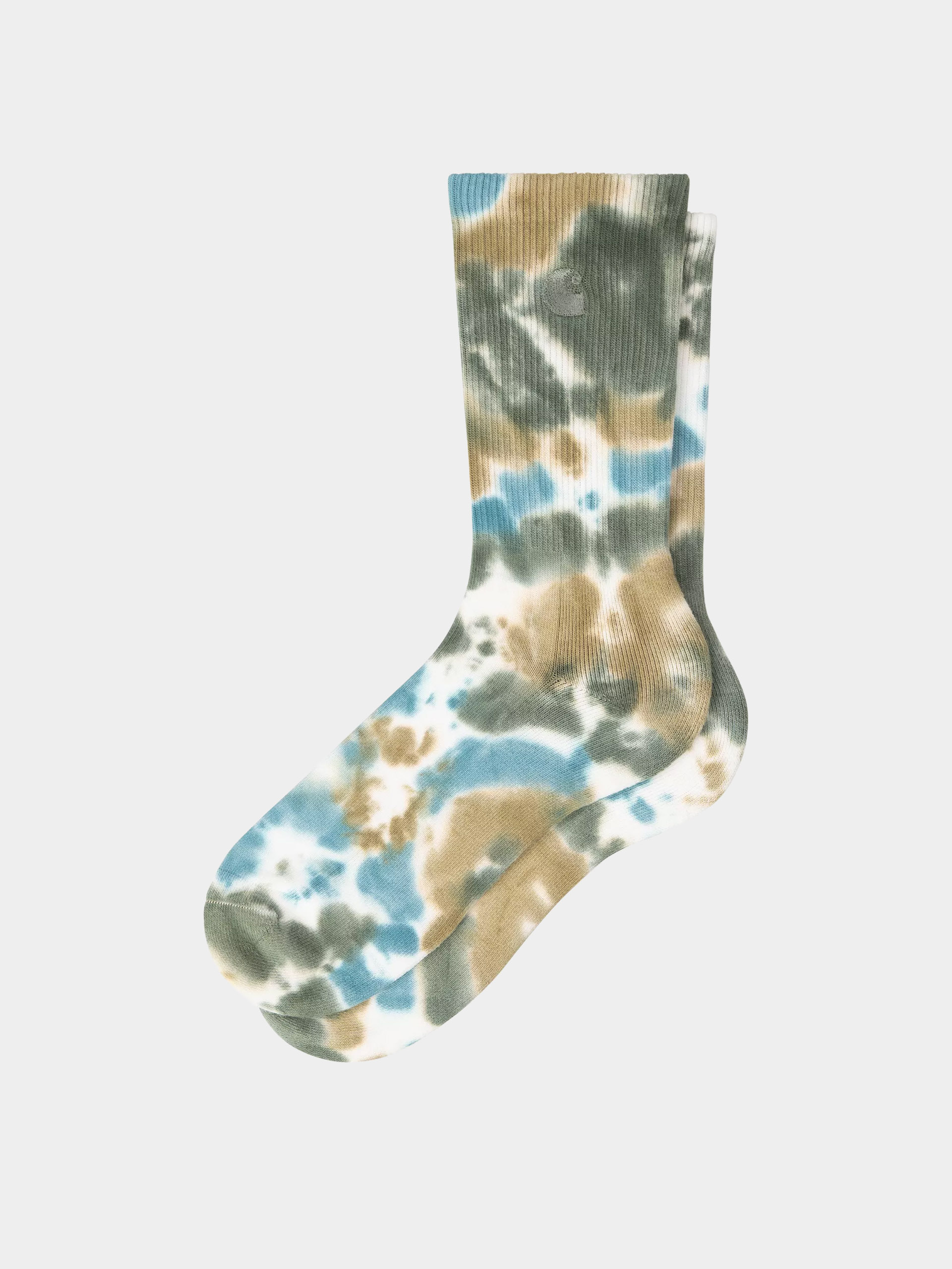 Zokni Carhartt WIP Cusco (leather/tourmaline/dollar green)