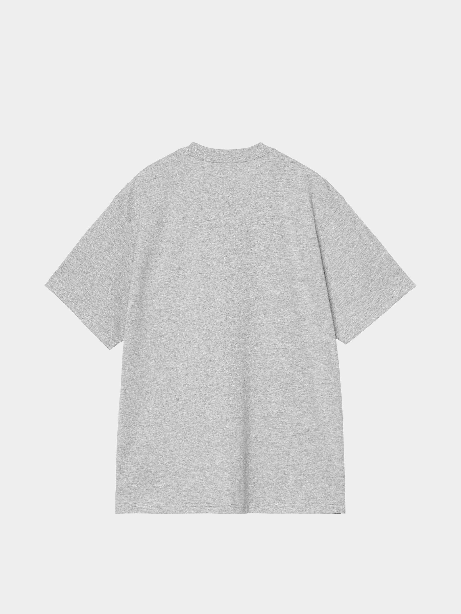 Póló Carhartt WIP Madison (grey heather/white)