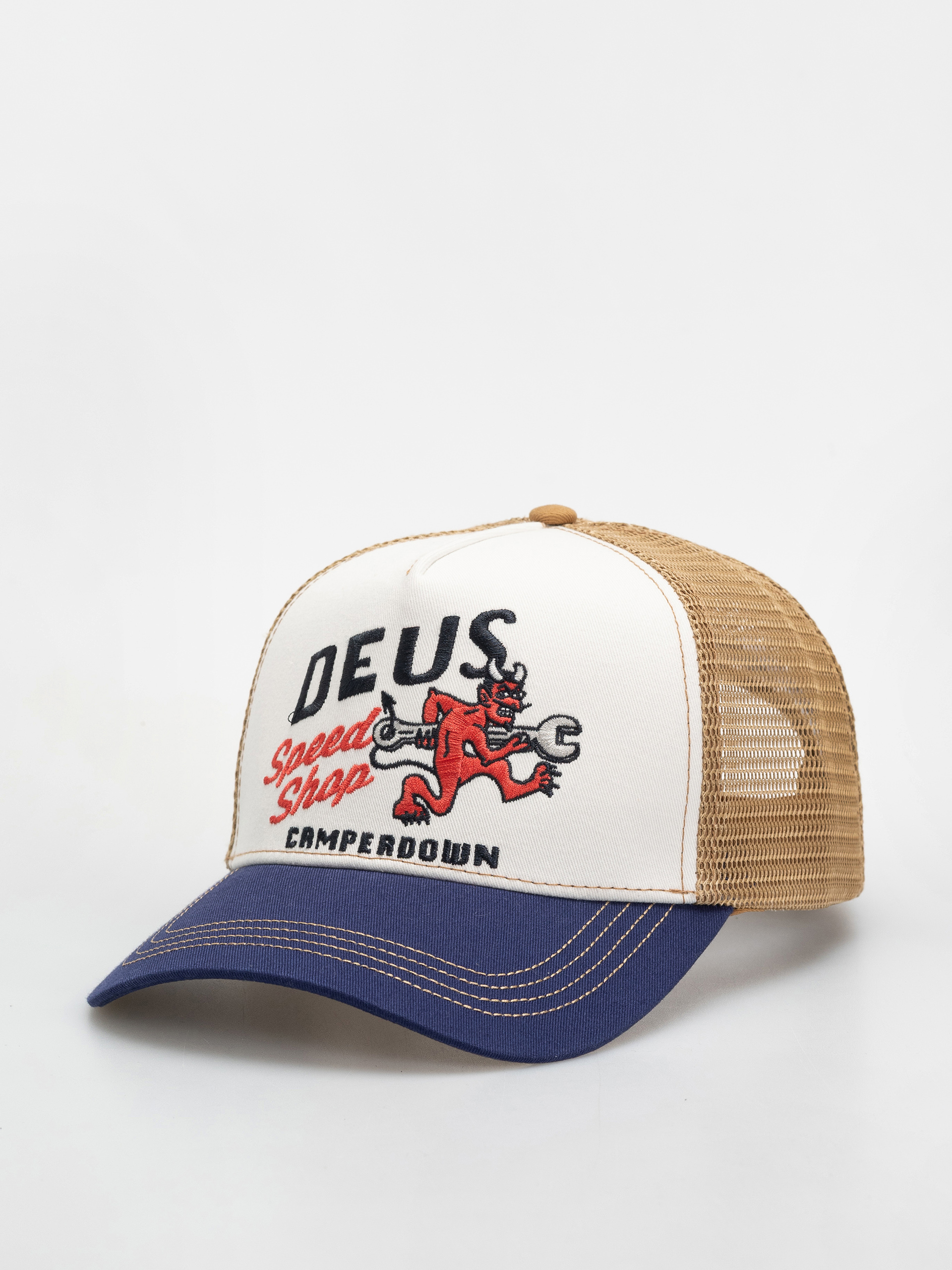 Deus Ex Machina Dogleg Trucker Baseball sapka (dirty white)