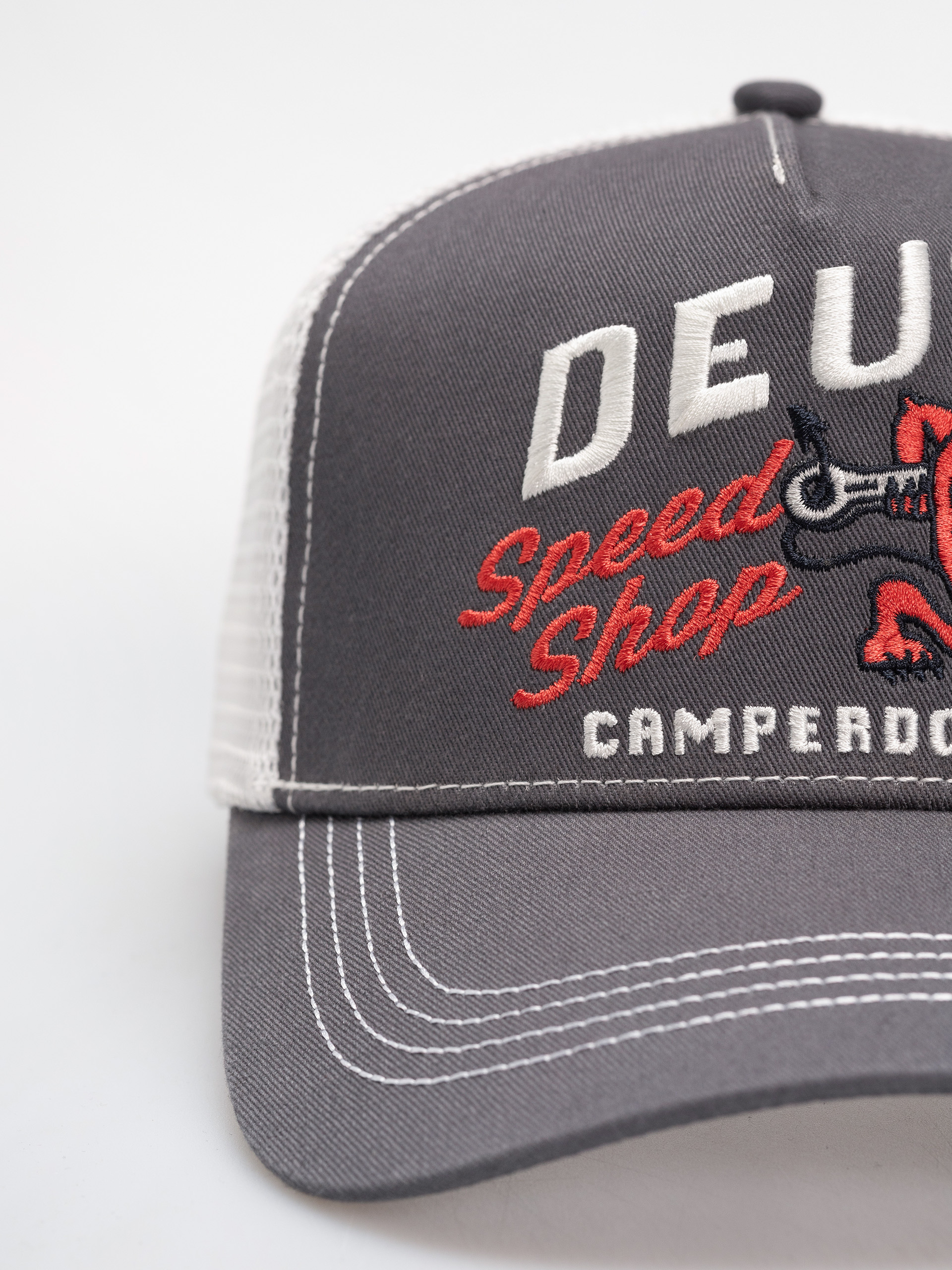 Deus Ex Machina Dogleg Trucker Baseball sapka (dark grey)