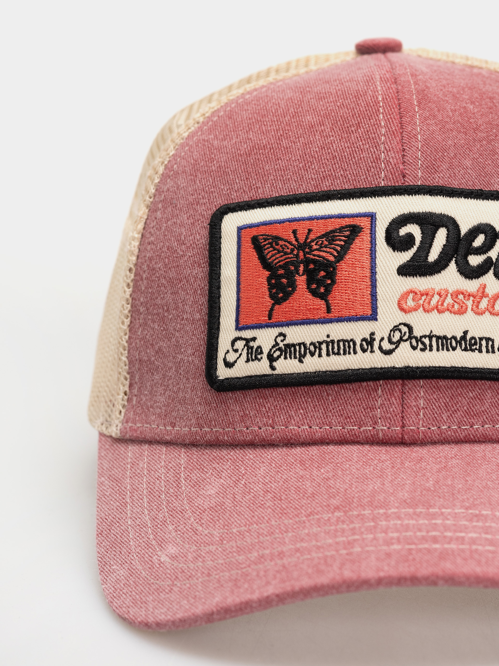 Deus Ex Machina Slapstick Trucker Baseball sapka (melon red)