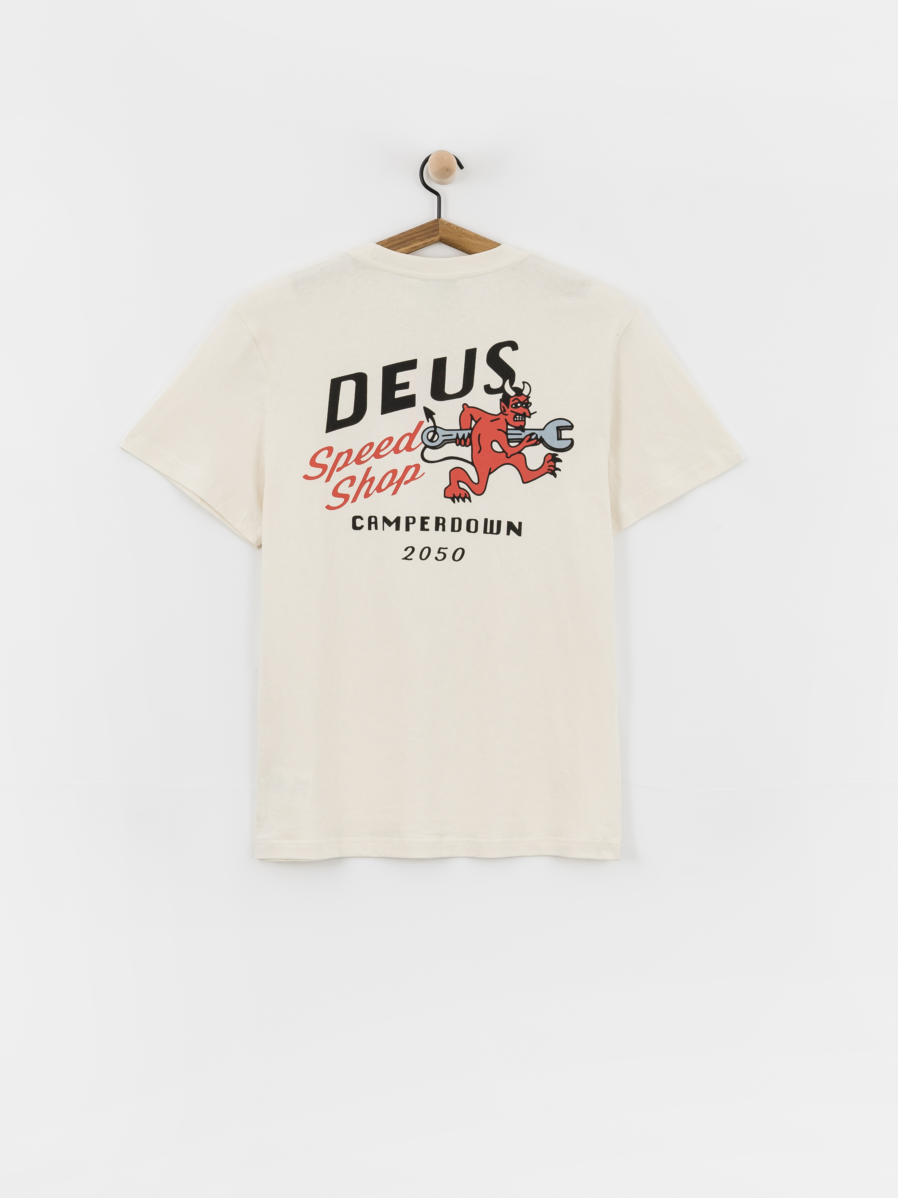 Deus Ex Machina Dogleg Póló (dirty white)