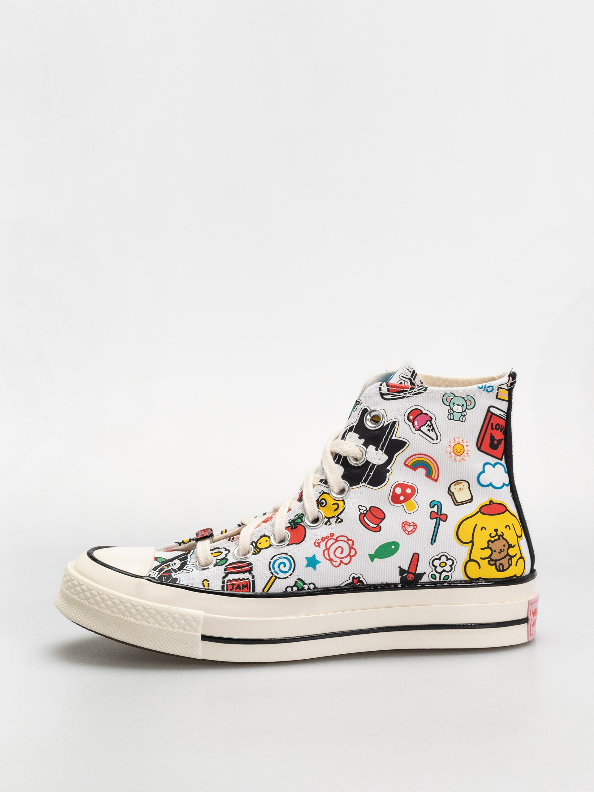 Converse Chuck 70 Hi Tornacipők (white/pink/green)