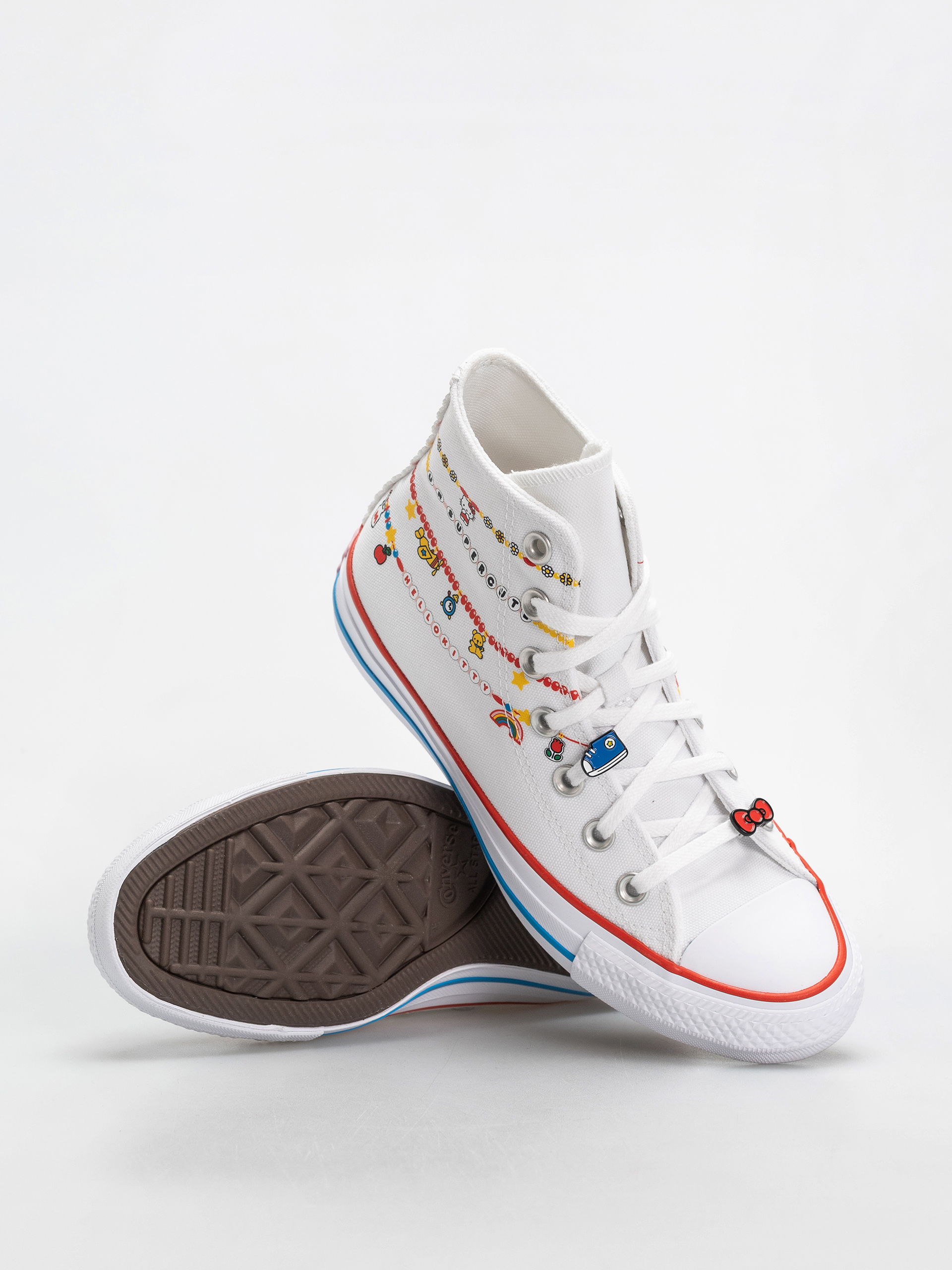 Converse Chuck Taylor All Star Hi Tornacipők (white/red/yellow)