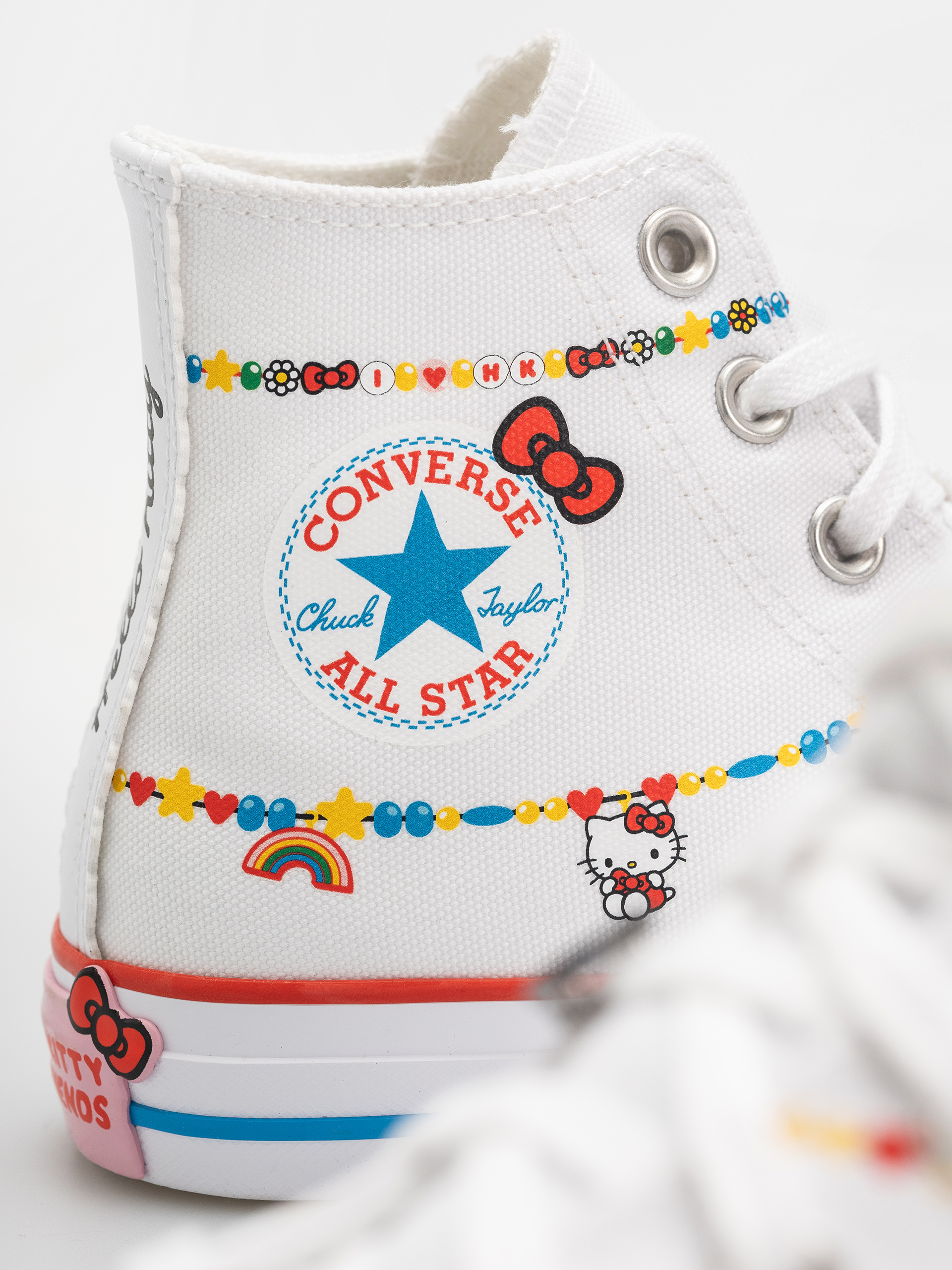 Converse Chuck Taylor All Star Hi Tornacipők (white/red/yellow)