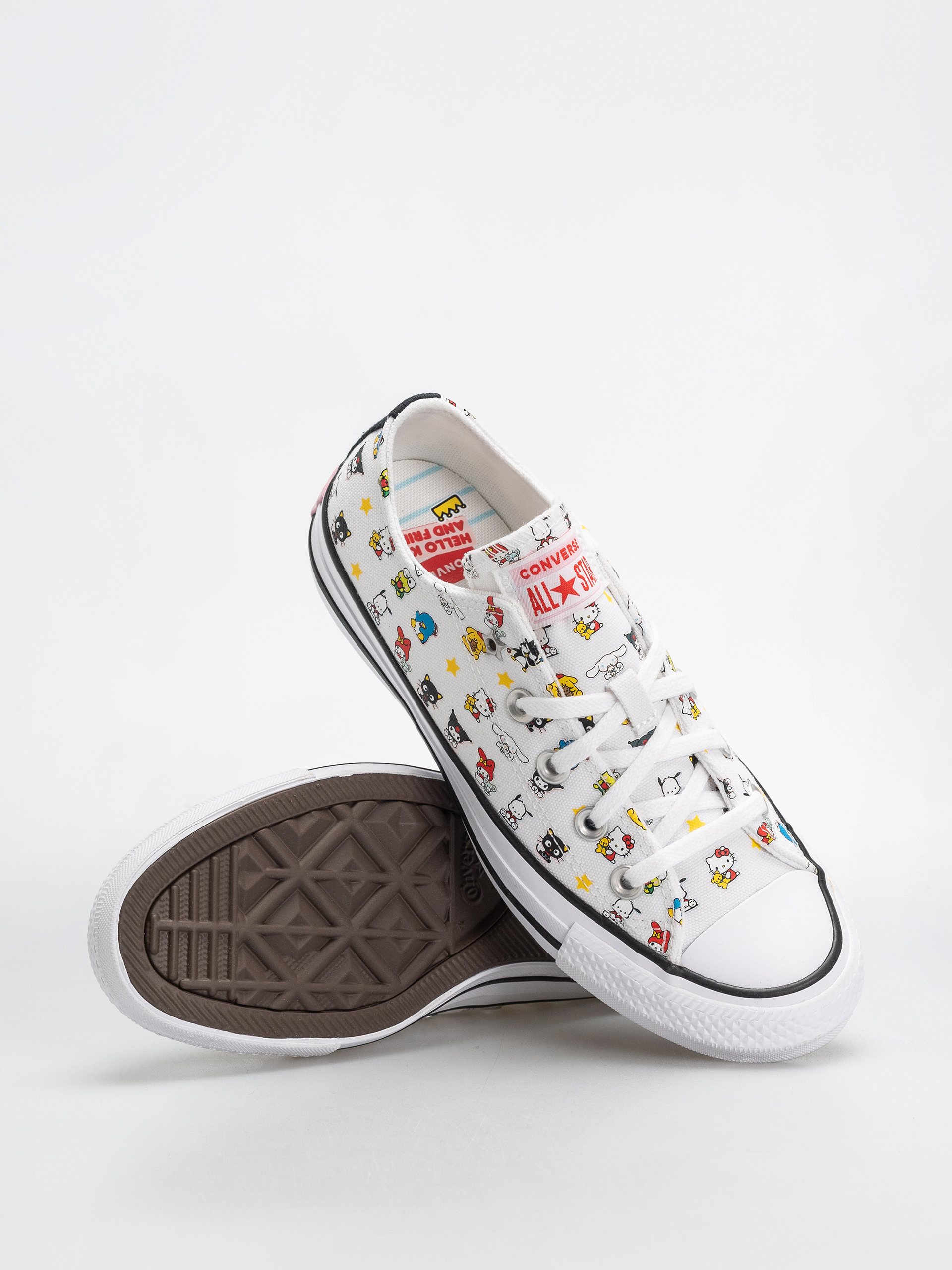 Converse Chuck Taylor All Star Ox Tornacipők (white/black/pink)