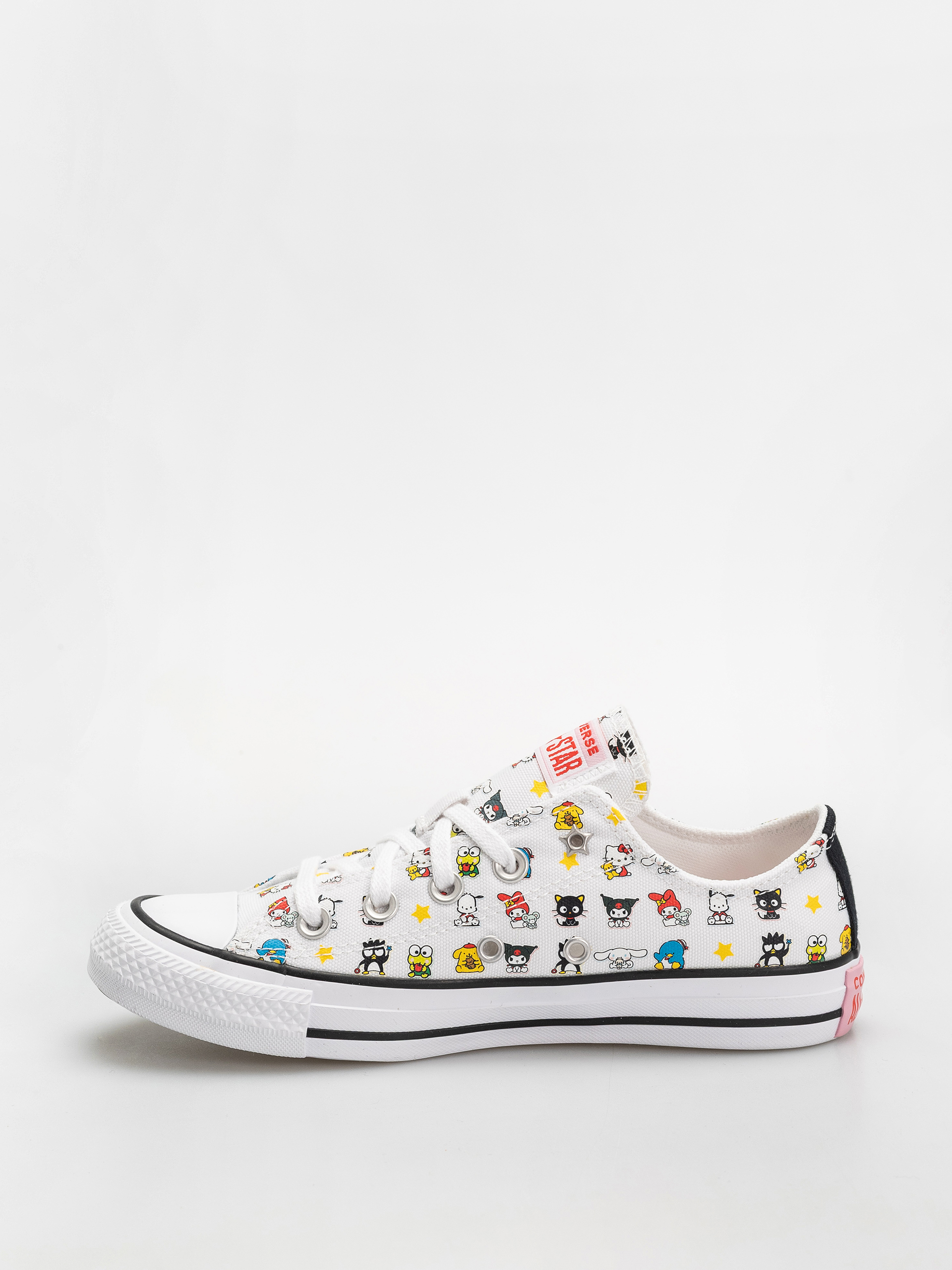 Converse Chuck Taylor All Star Ox Tornacipők (white/black/pink)