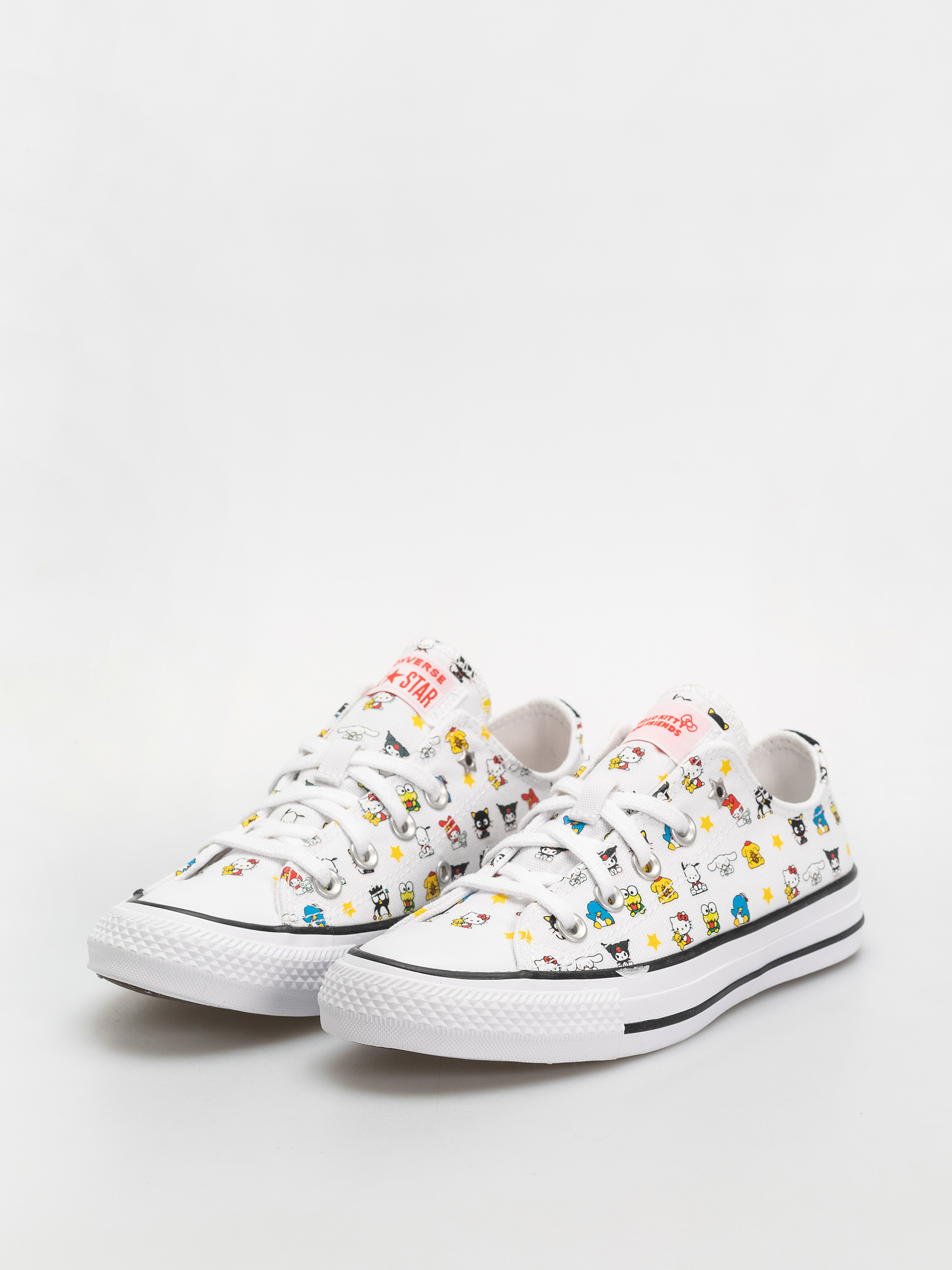 Converse Chuck Taylor All Star Ox Tornacipők (white/black/pink)