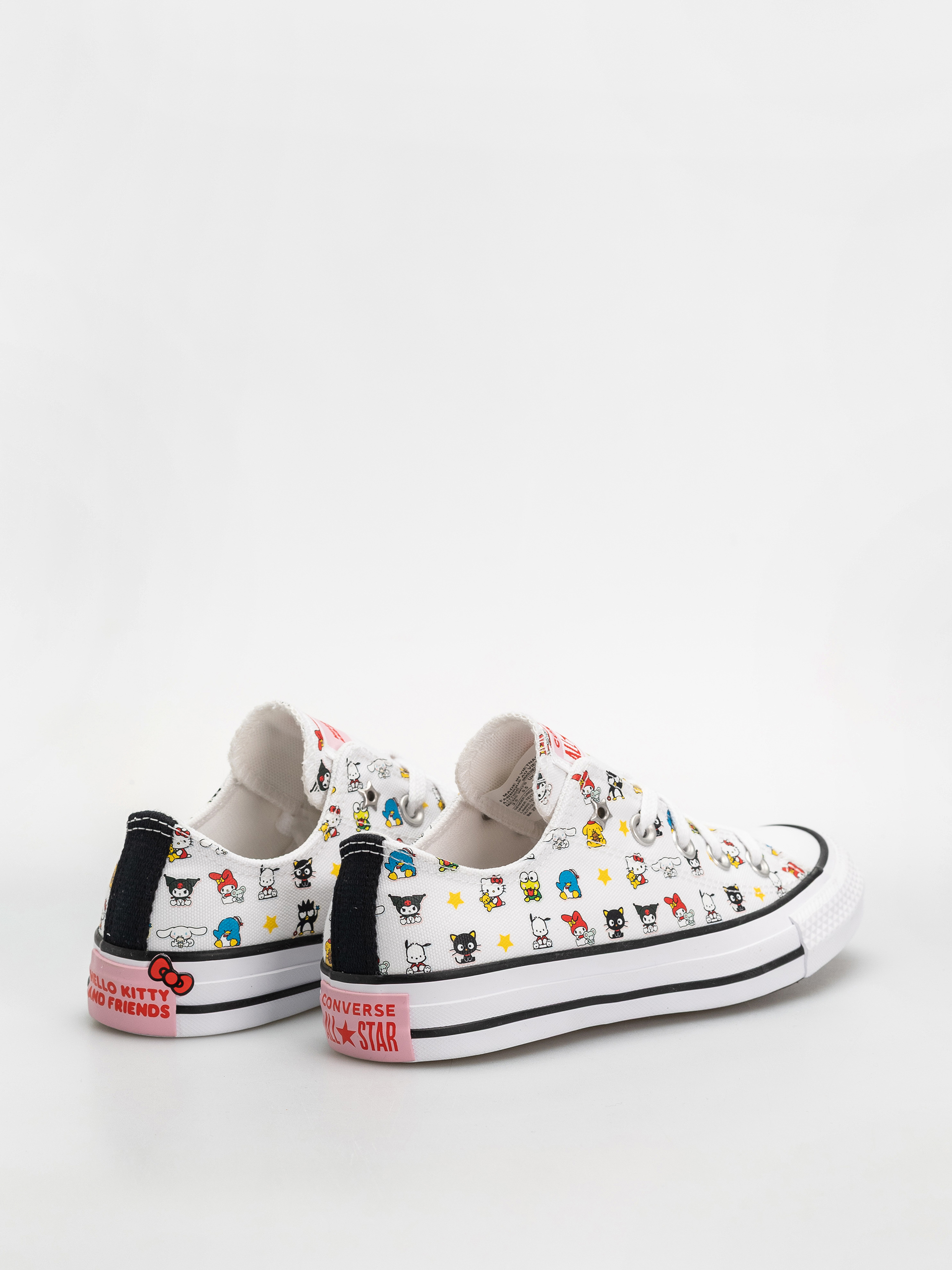 Converse Chuck Taylor All Star Ox Tornacipők (white/black/pink)