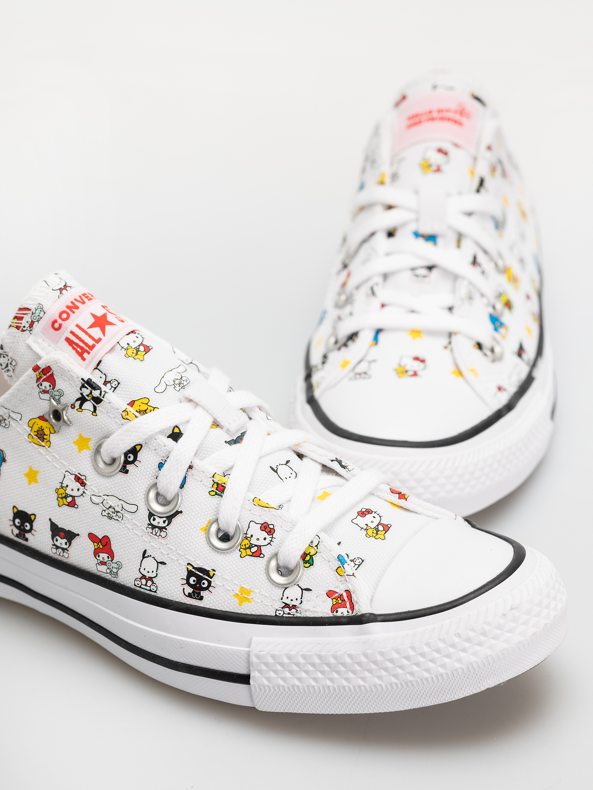 Converse Chuck Taylor All Star Ox Tornacipők (white/black/pink)