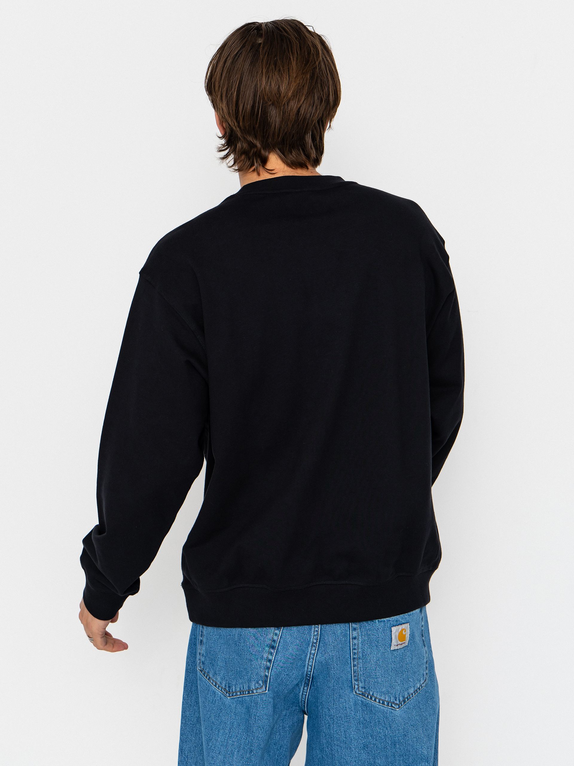 New Balance Athletics French Terry Crew Pulóver (black)