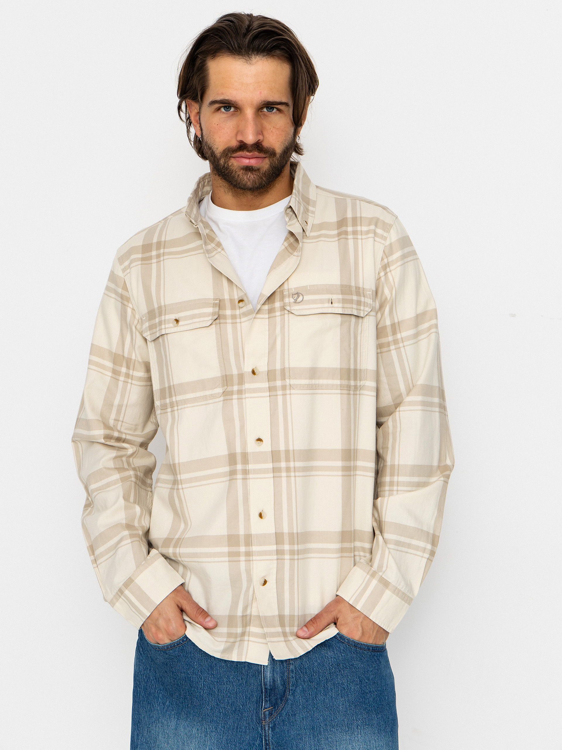 Fjallraven Ovik Lite Flannel Ing (chalk white/fossil)