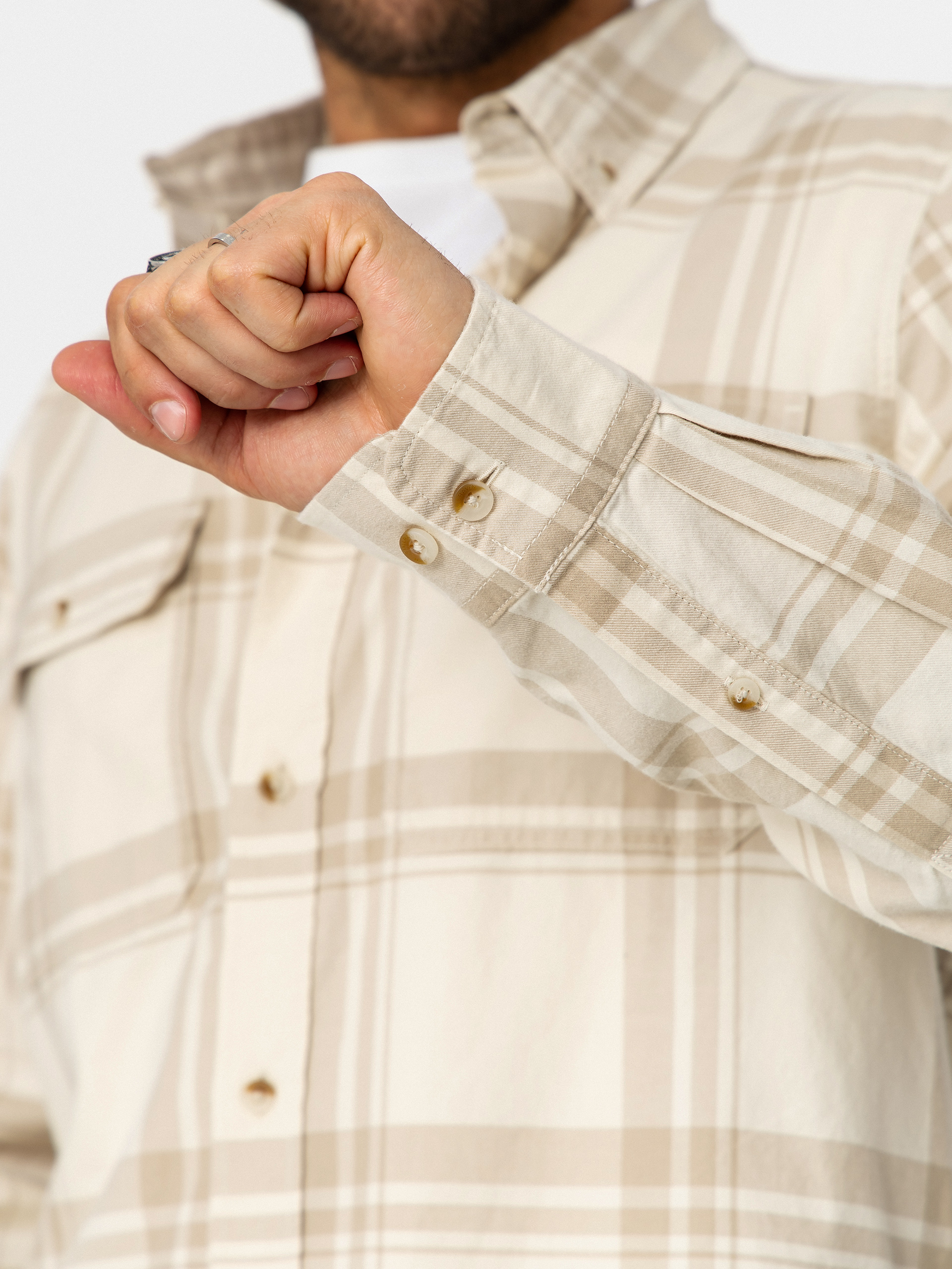 Fjallraven Ovik Lite Flannel Ing (chalk white/fossil)