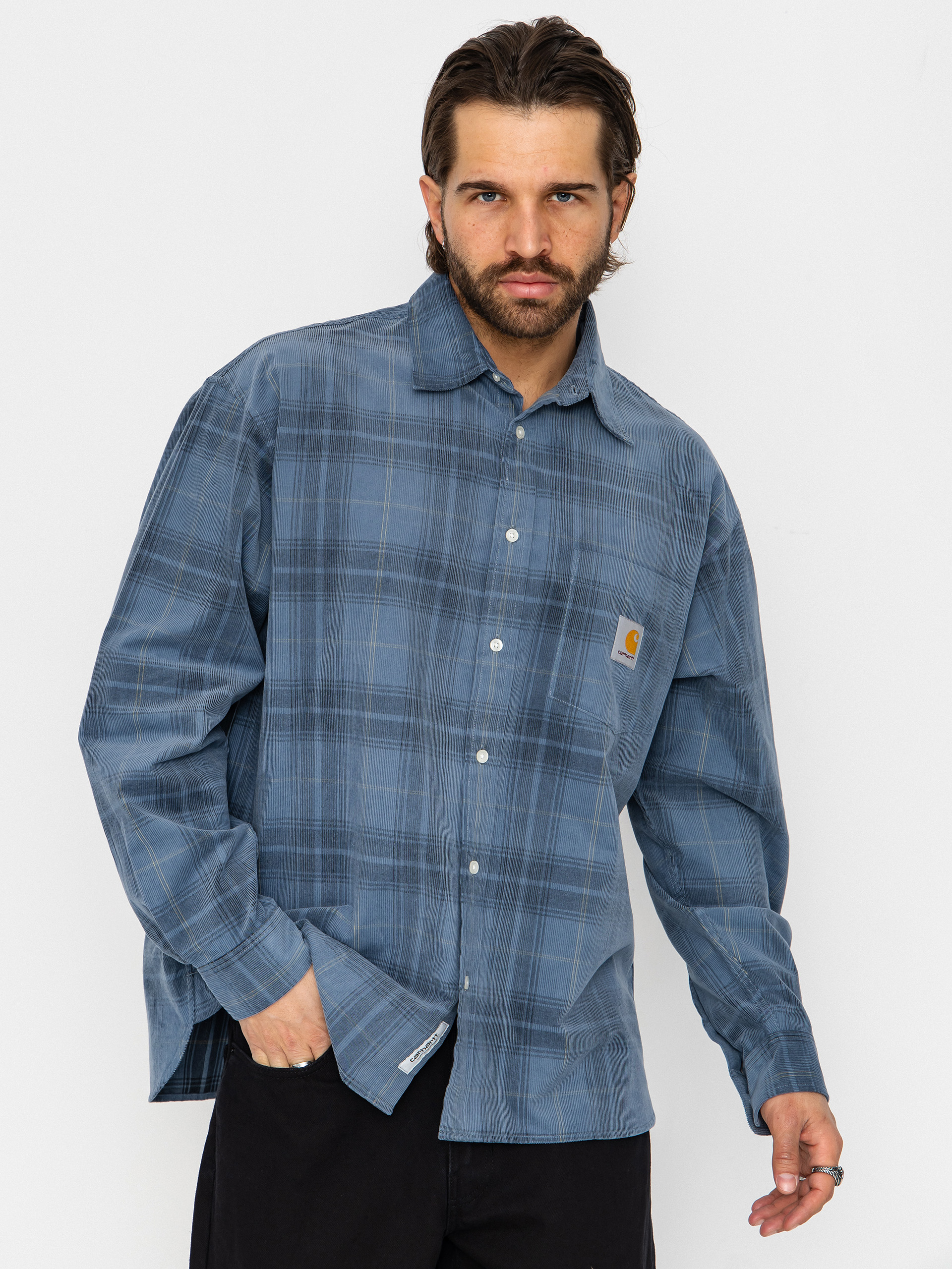 Ing Carhartt WIP Wilber (wilber check/velvet blue)