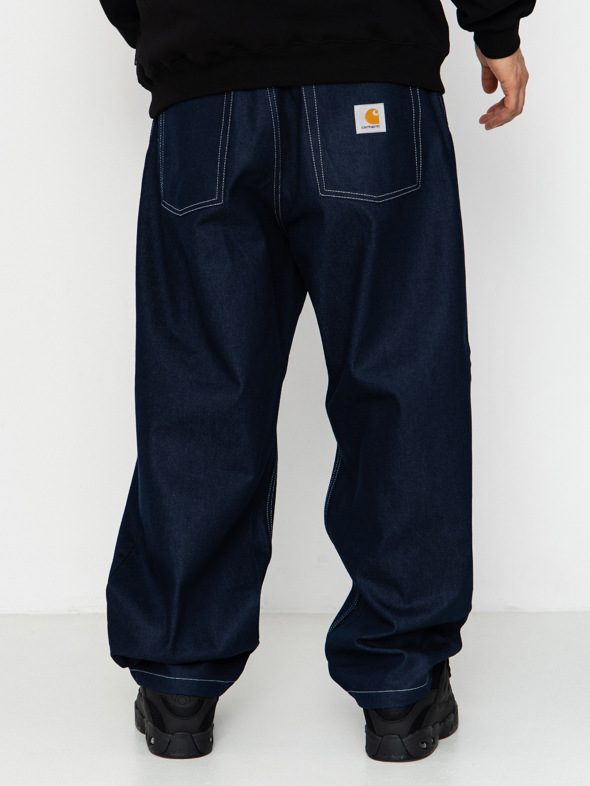Carhartt WIP Brandon Kisnadrág (blue rigrid)