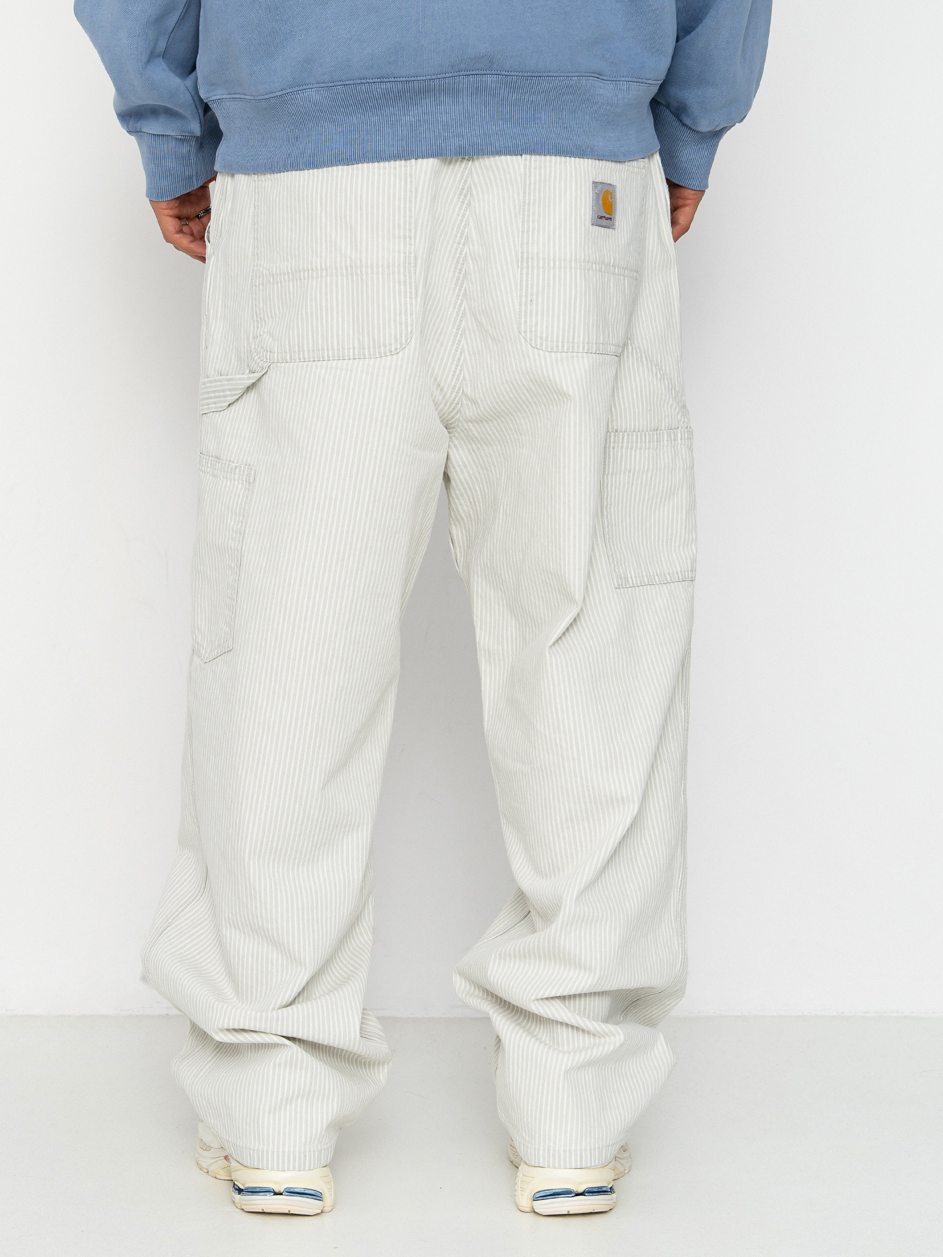 Carhartt WIP Mercer Single Knee Kisnadrág (mercer stripe/graphite/wax)
