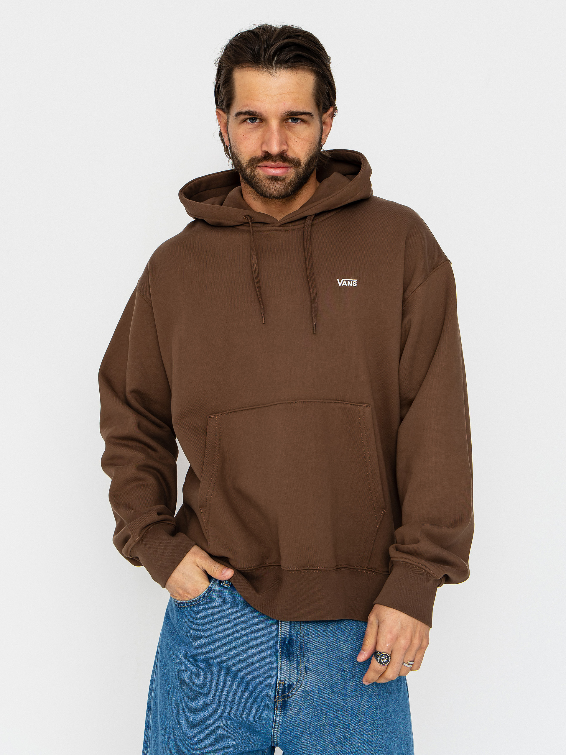 Vans Left Chest II Loose HD Kapucnis pulu00f3ver (vintage cocoa)