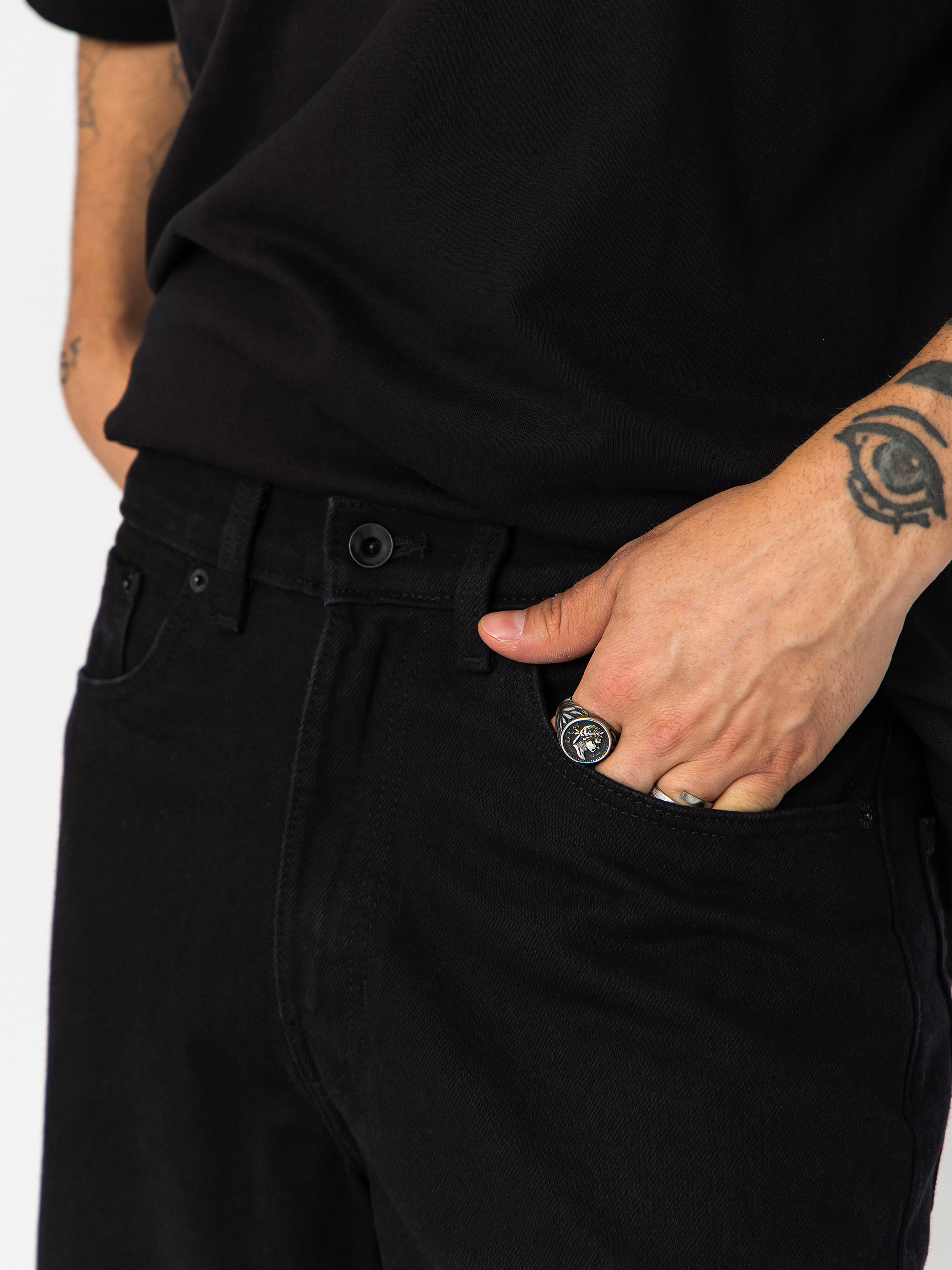 Vans Check 5 Loose Denim Kisnadrág (black)