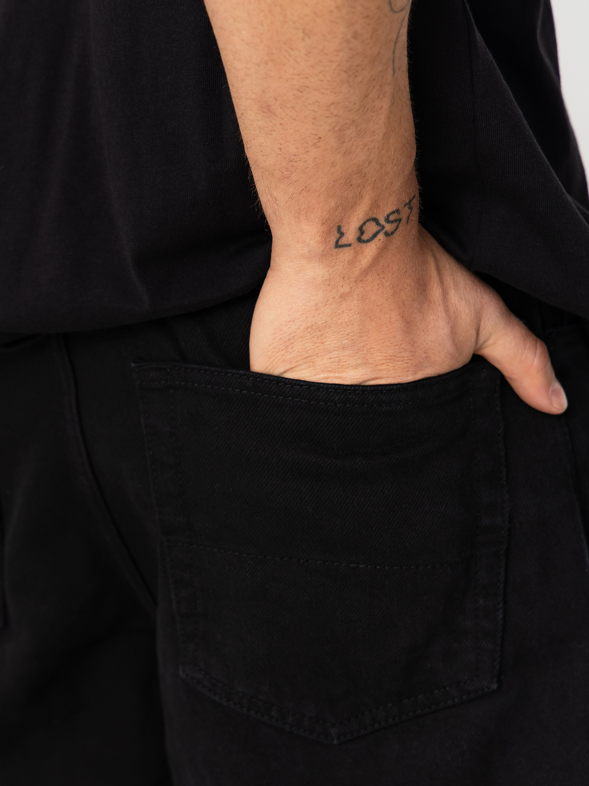 Vans Check 5 Loose Denim Kisnadrág (black)