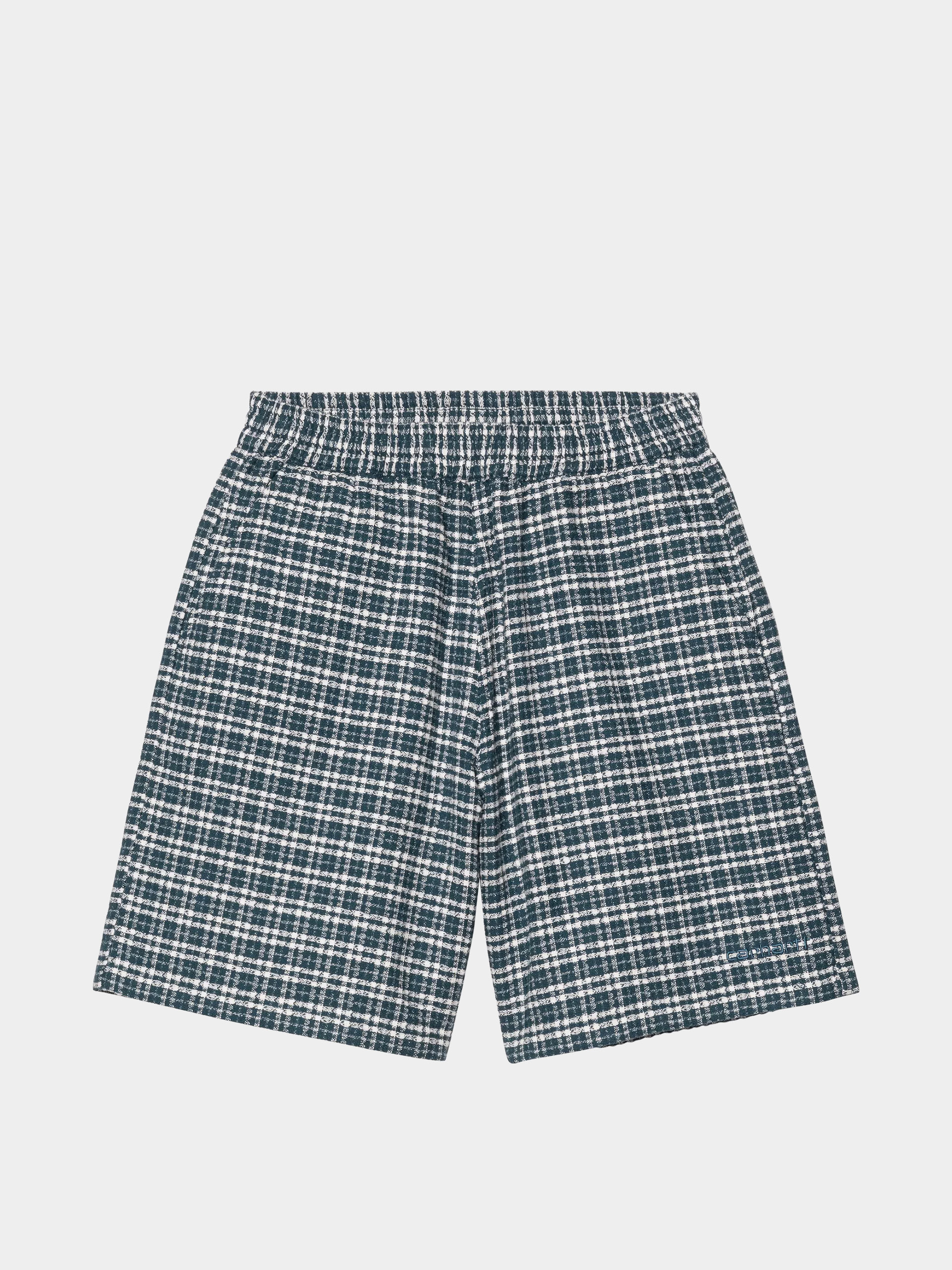 Rövidnadrág Carhartt WIP Kander (kander check/blue river)