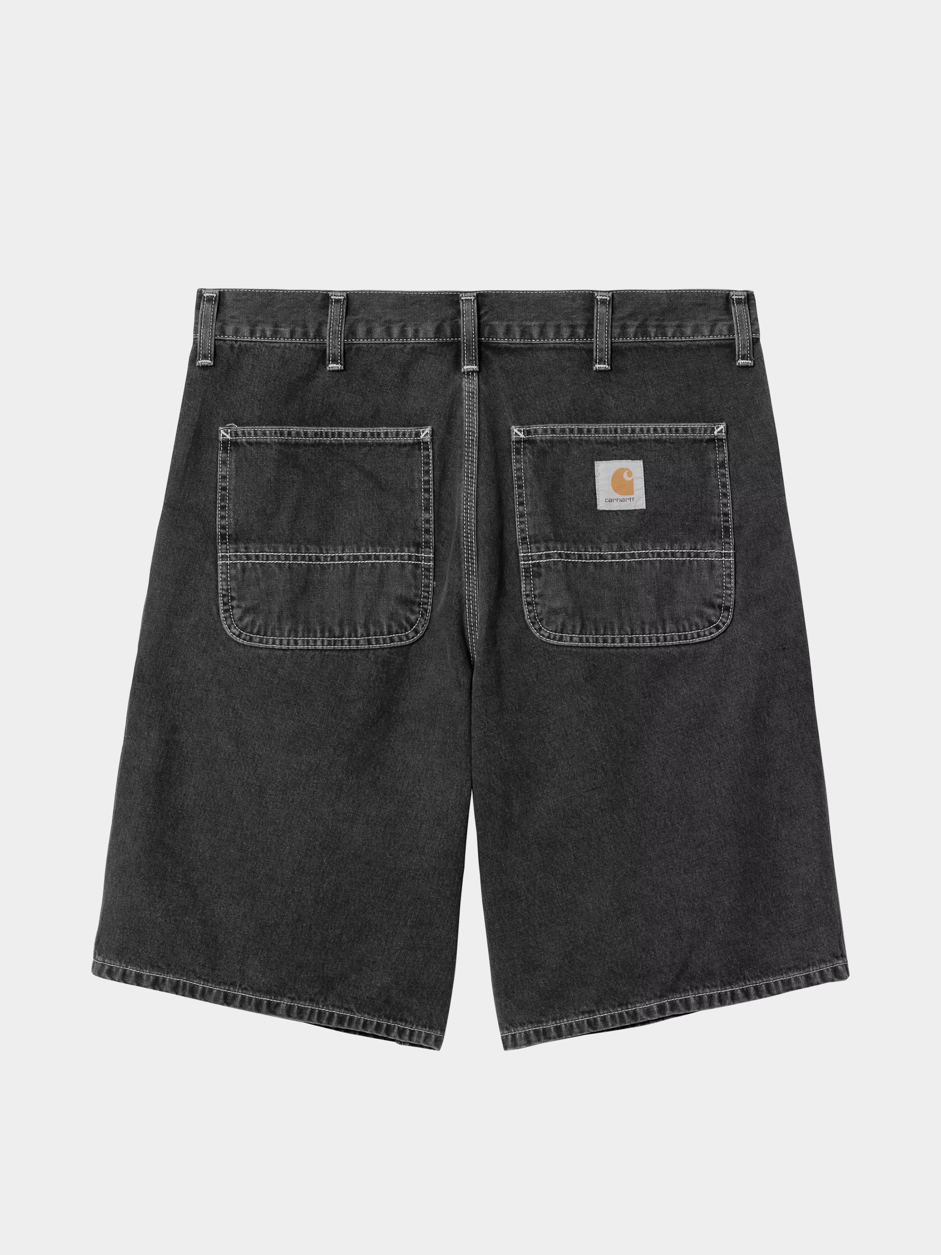 Rövidnadrág Carhartt WIP Simple (black heavy stone wash)