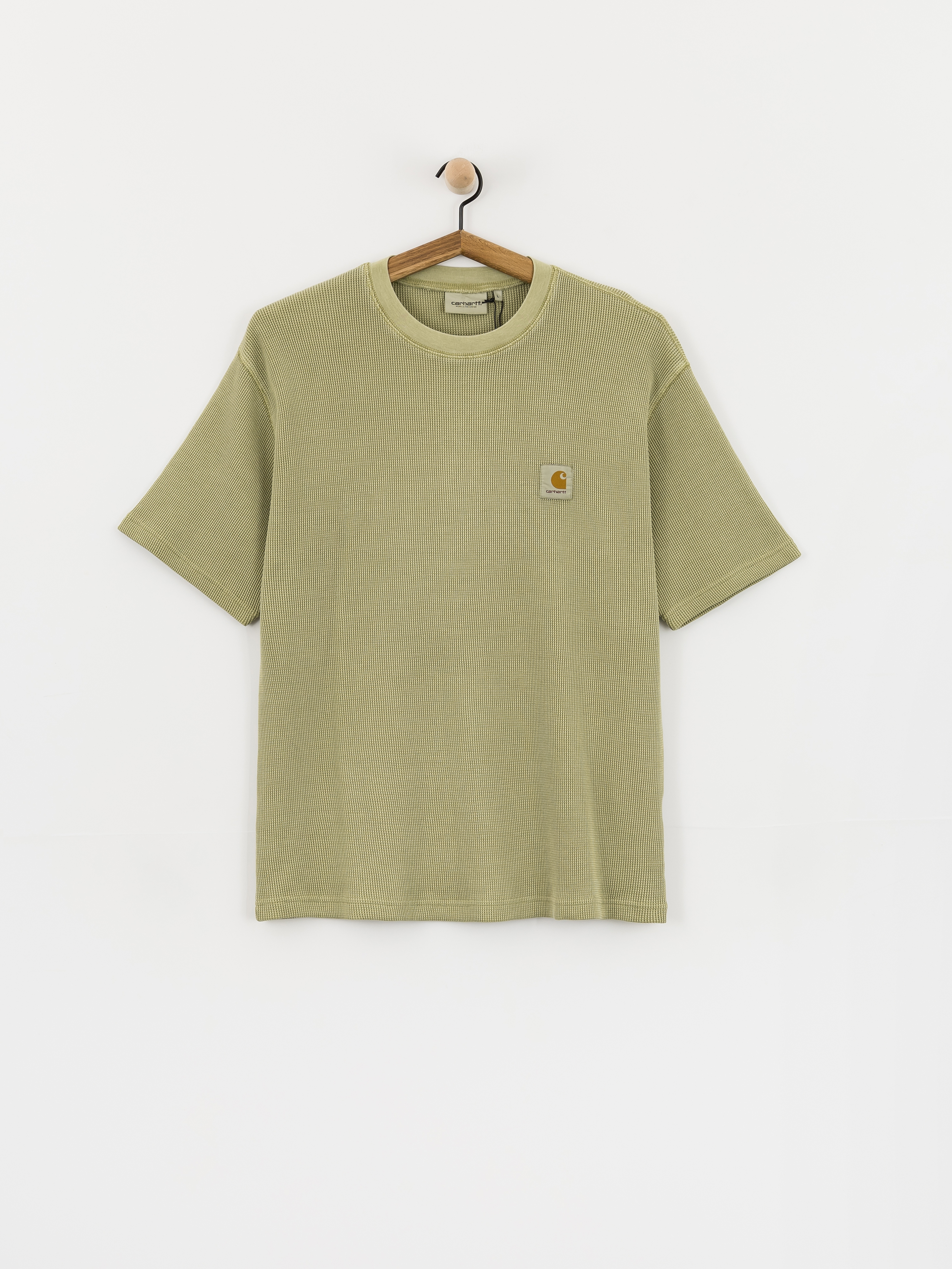 Pu00f3lu00f3 Carhartt WIP Nelson Waffle (gentle green)
