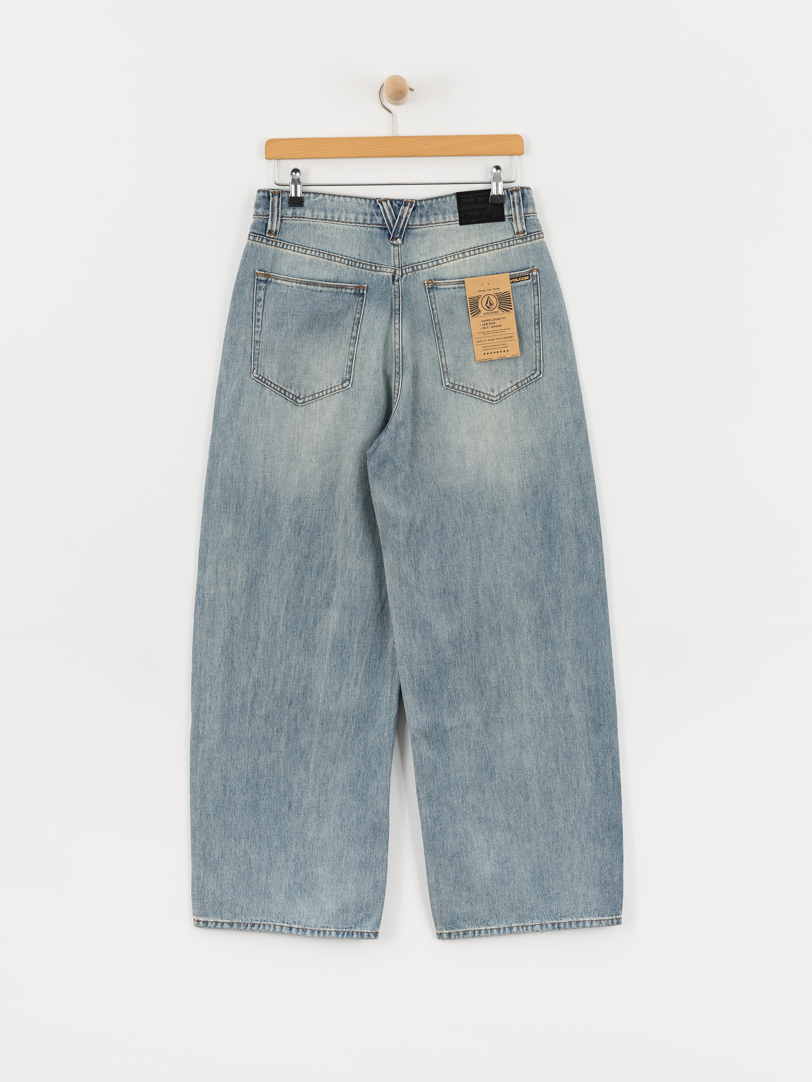 Volcom Beeggys Wmn Kisnadrág (dusty blue wash)