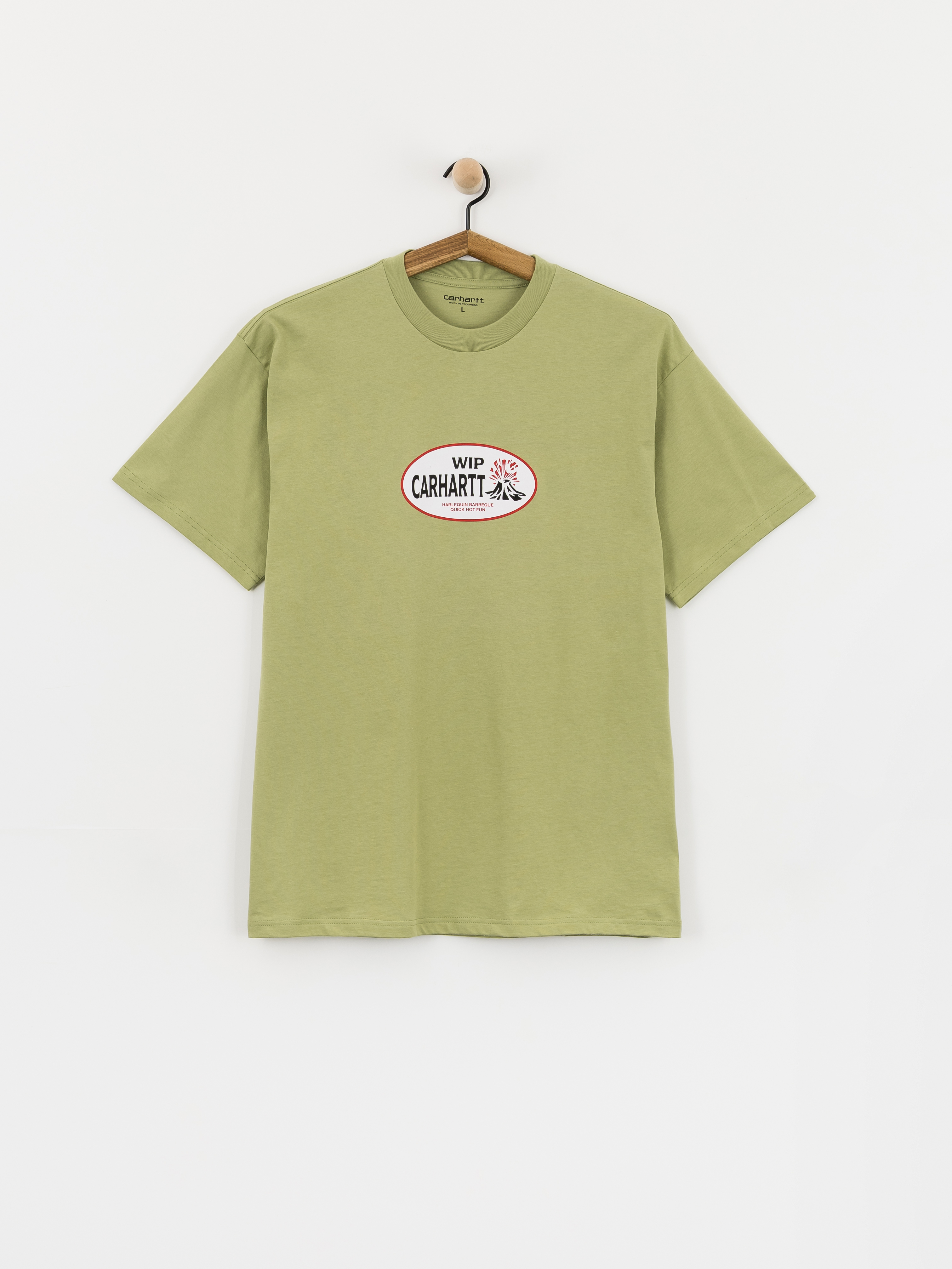 Carhartt WIP Harlequin BBQ Póló (gentle green)