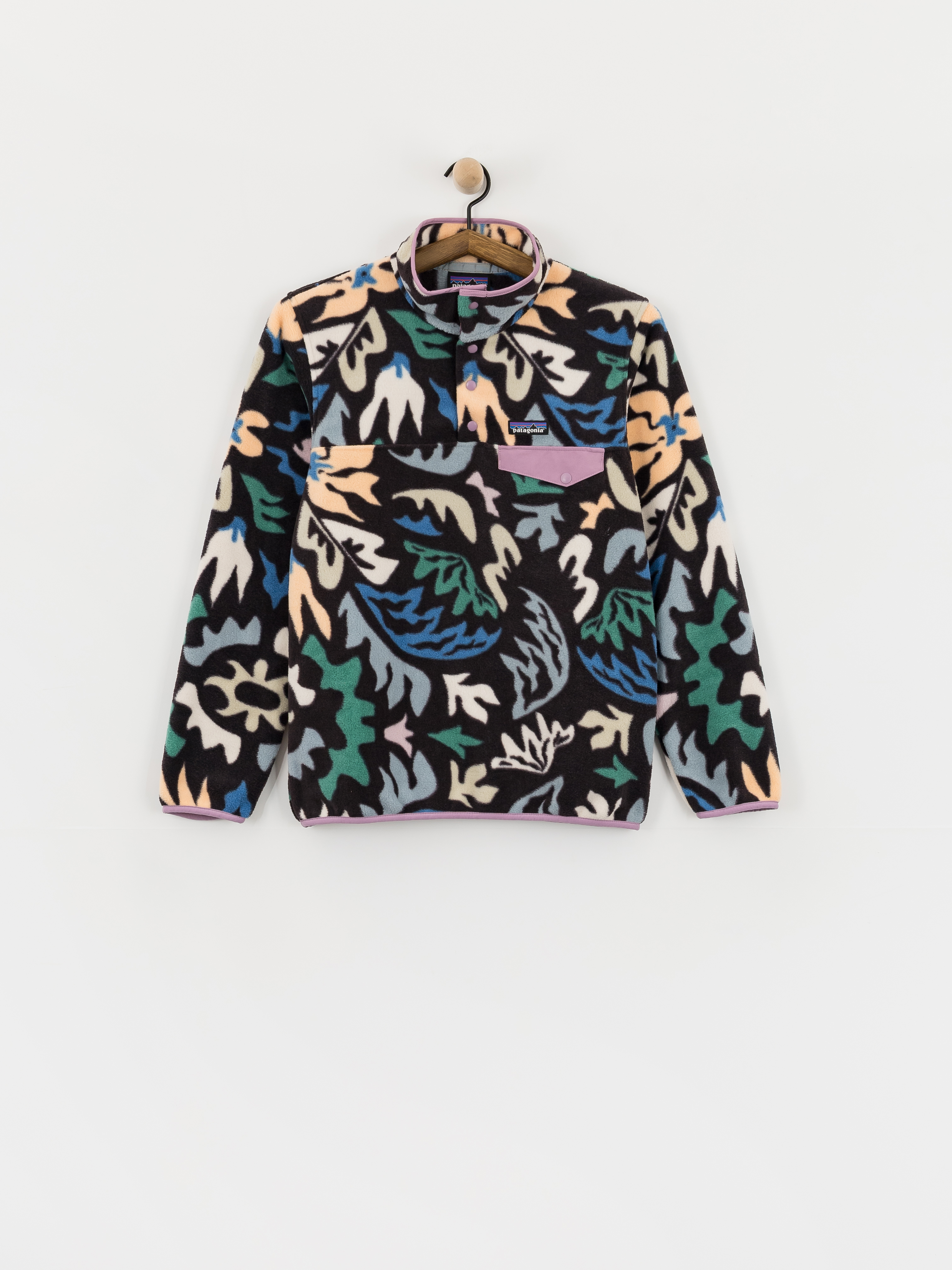 Patagonia Lightweight Synchilla Snap T Wmn Polár pulóver (kaleido/black)