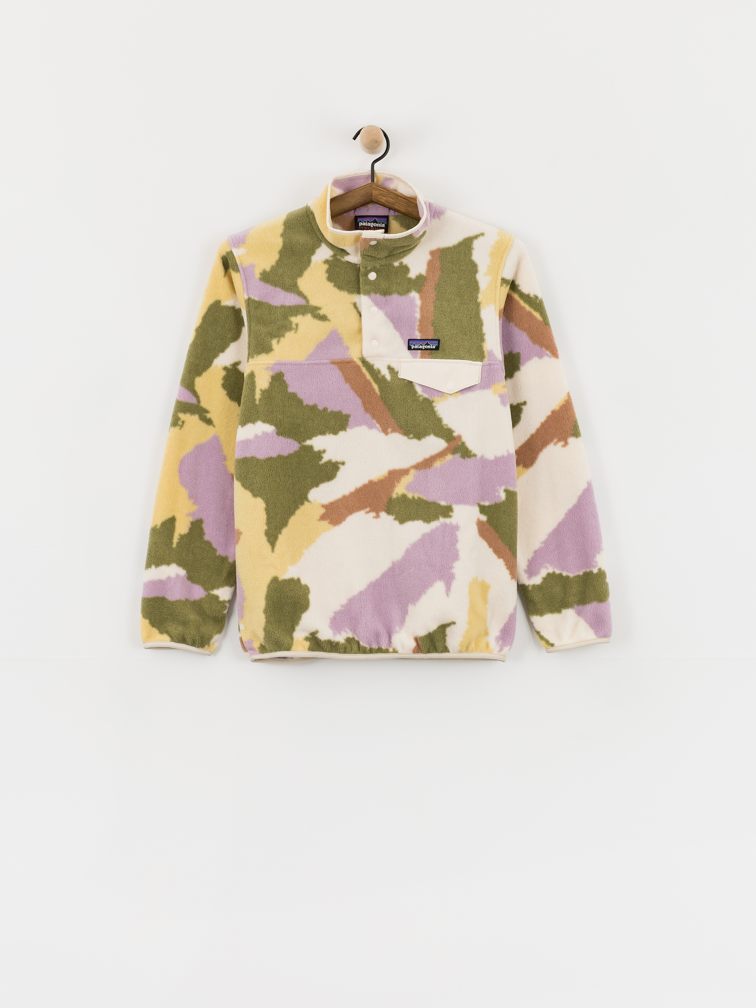 Patagonia Lightweight Synchilla Snap T Wmn Polu00e1r pulu00f3ver (sunshine/natural)