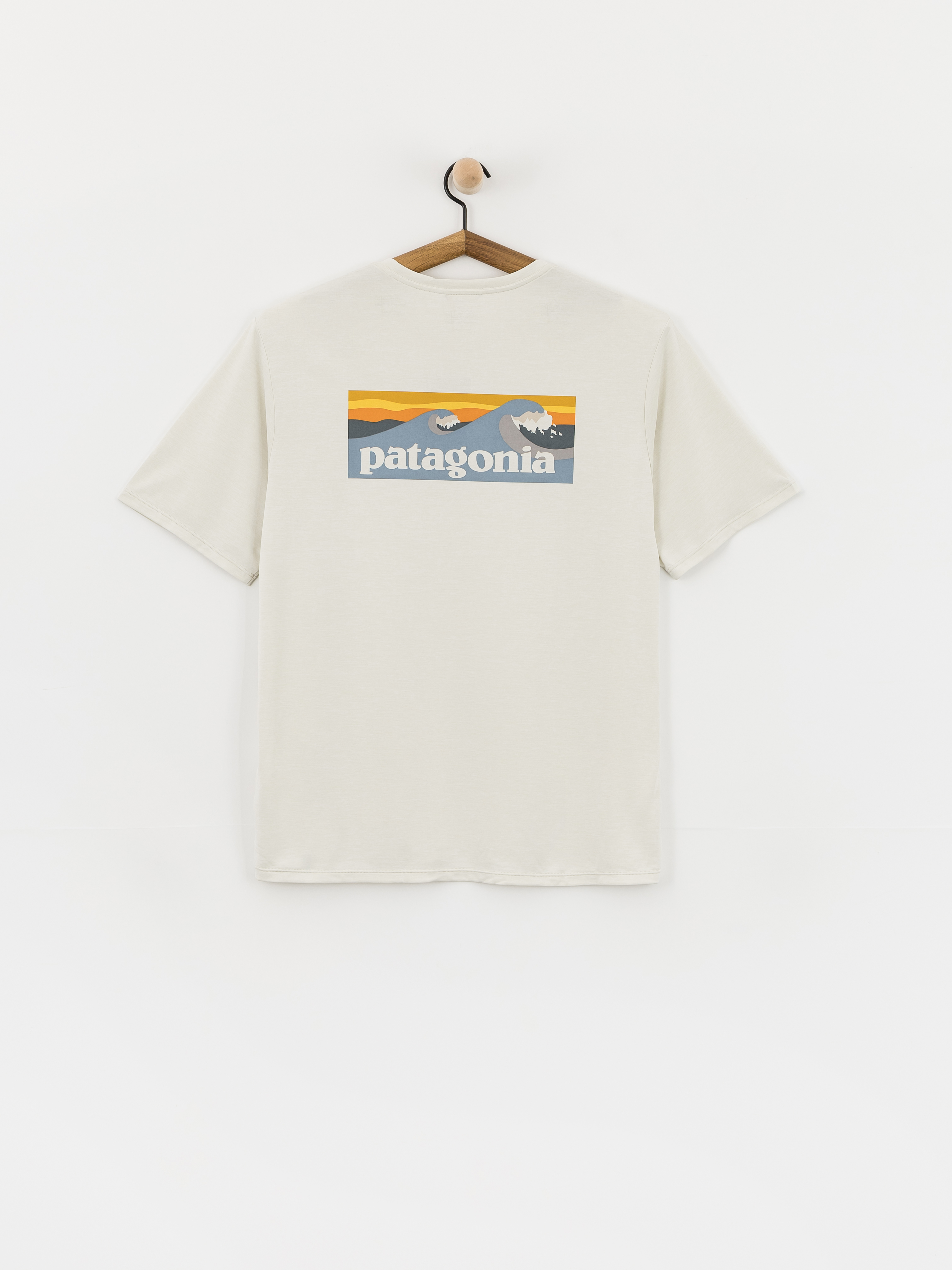 Patagonia Capilene Cool Boardshort Logo Póló (dyno white)