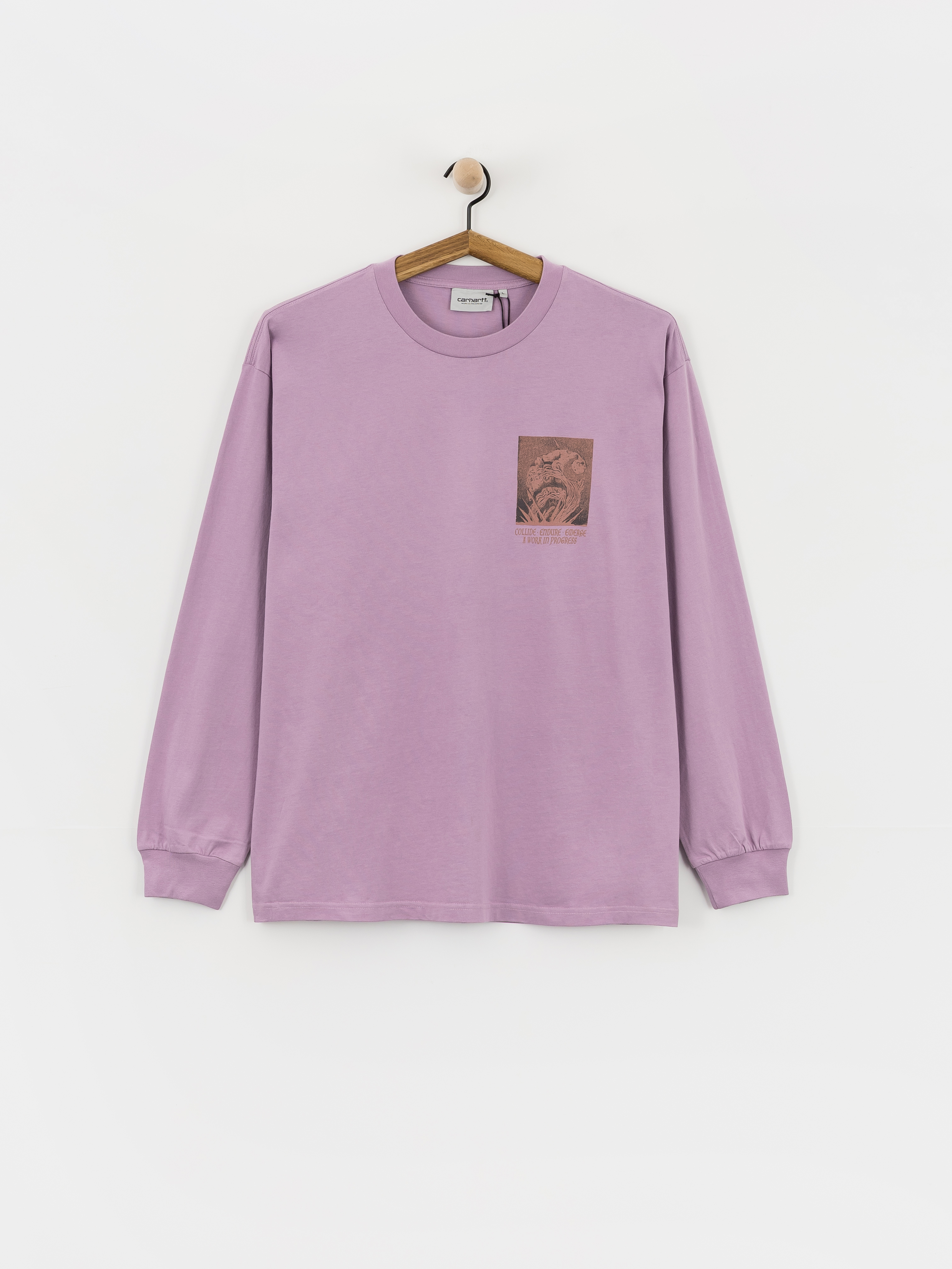 Carhartt WIP Emerge Hosszú ujjú felső (gentle purple)